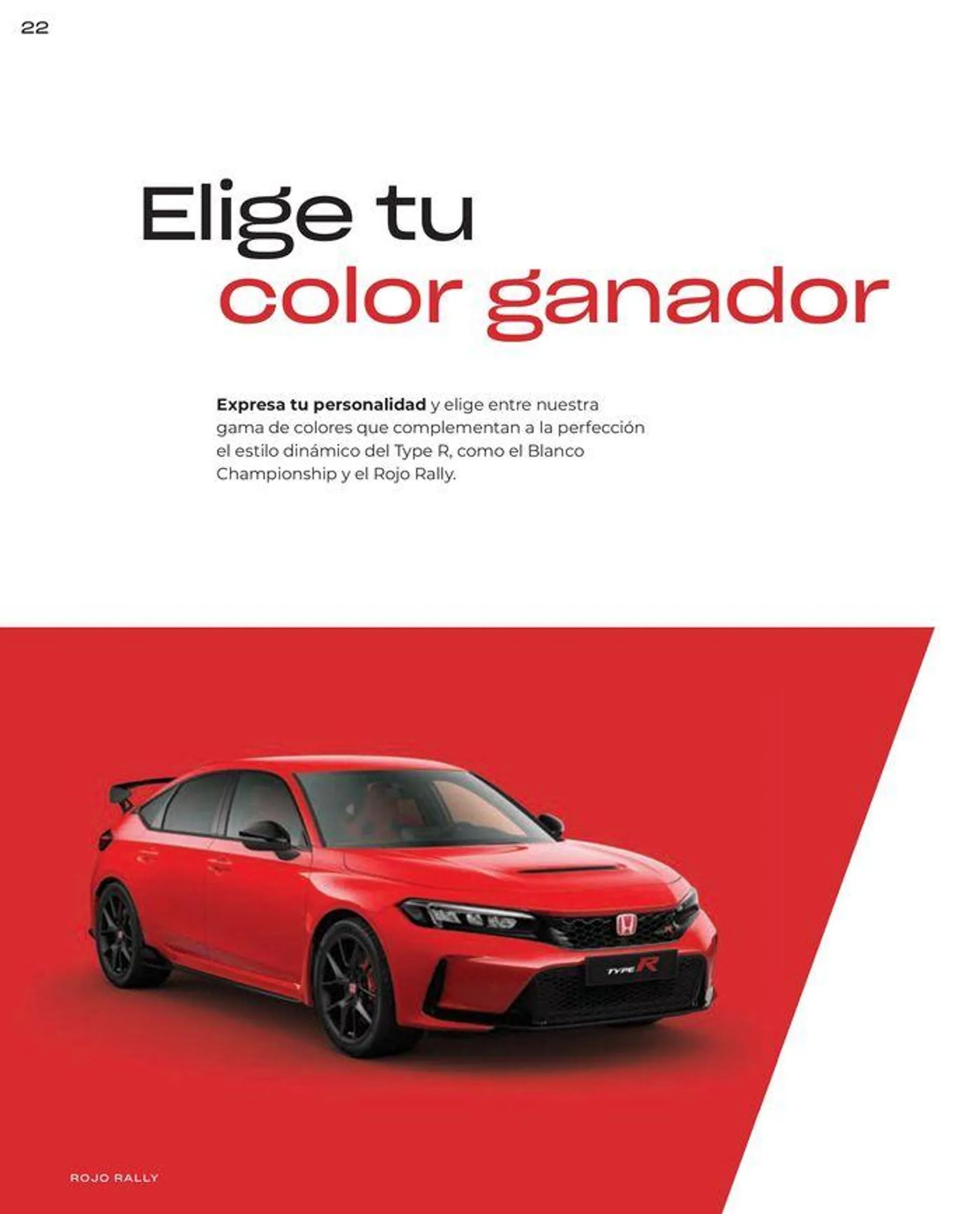 Catálogo de Honda Civic-Type R 30 de agosto al 31 de diciembre 2024 - Página 22