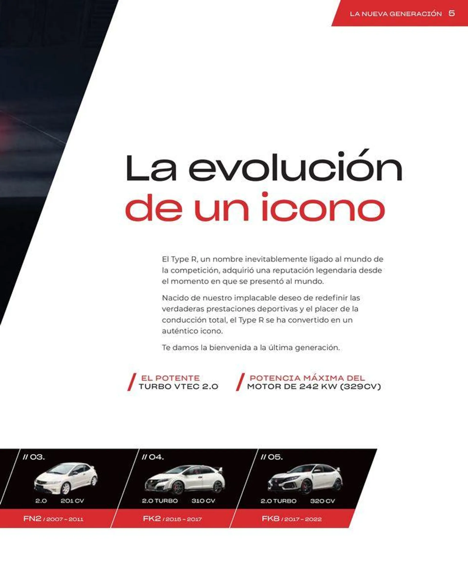 Catálogo de Honda Civic-Type R 30 de agosto al 31 de diciembre 2024 - Página 5