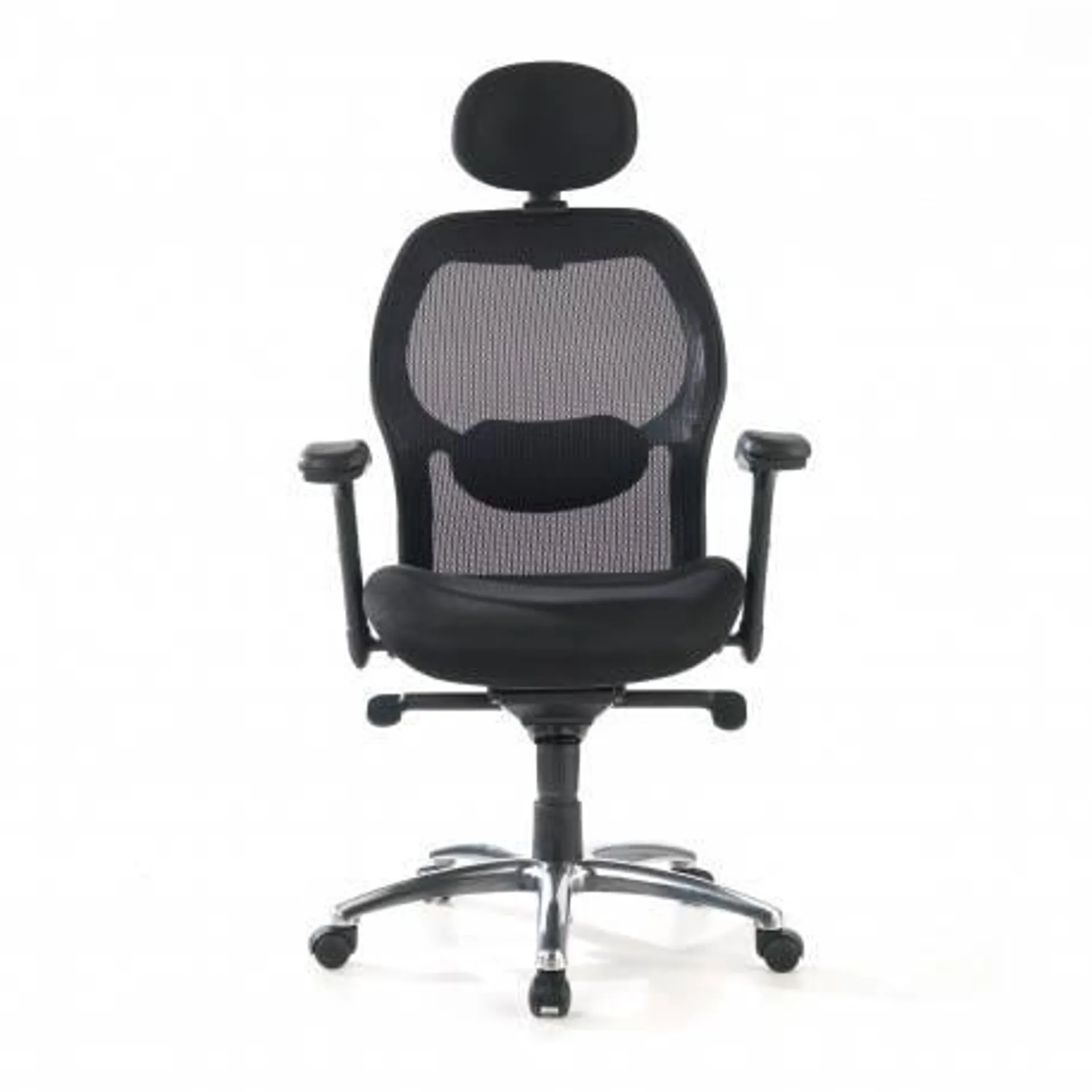 Silla de estudio ergonómica Hong Kong, brazos ajustables, reposacabezas