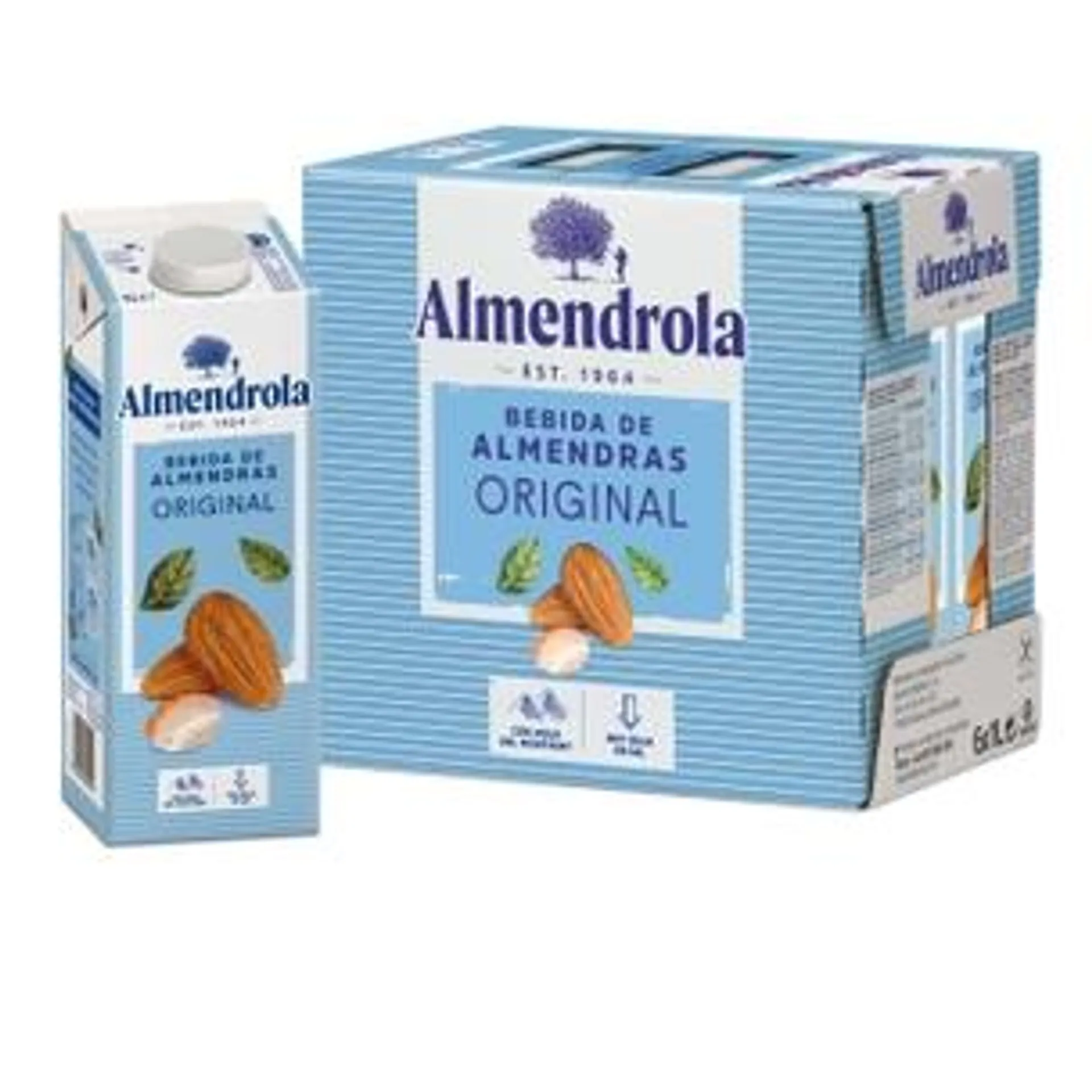 Pack 6 uds Bebida Almendra Original Almendrola 1 L