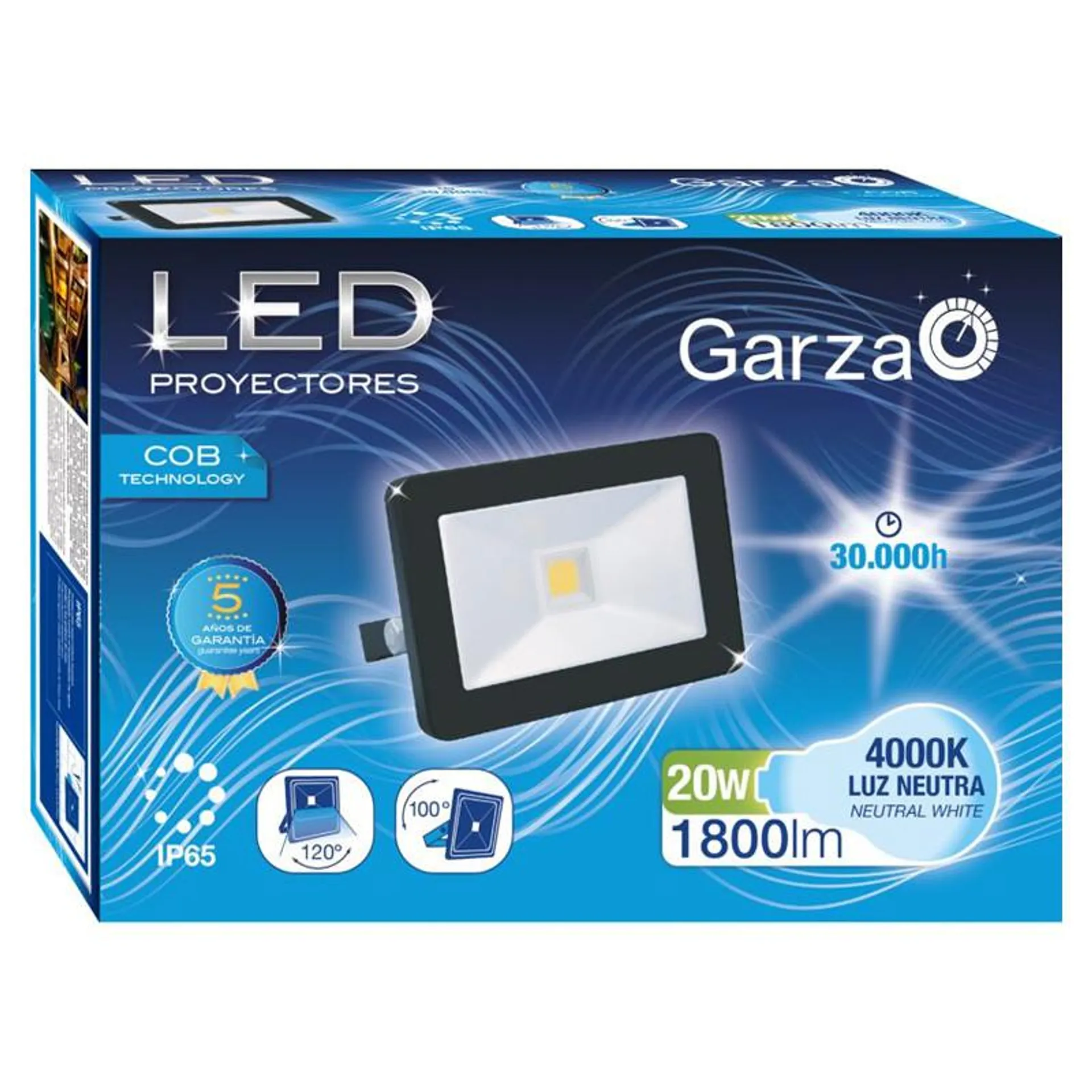FOCO EXTERIOR GARZA 471027 20W