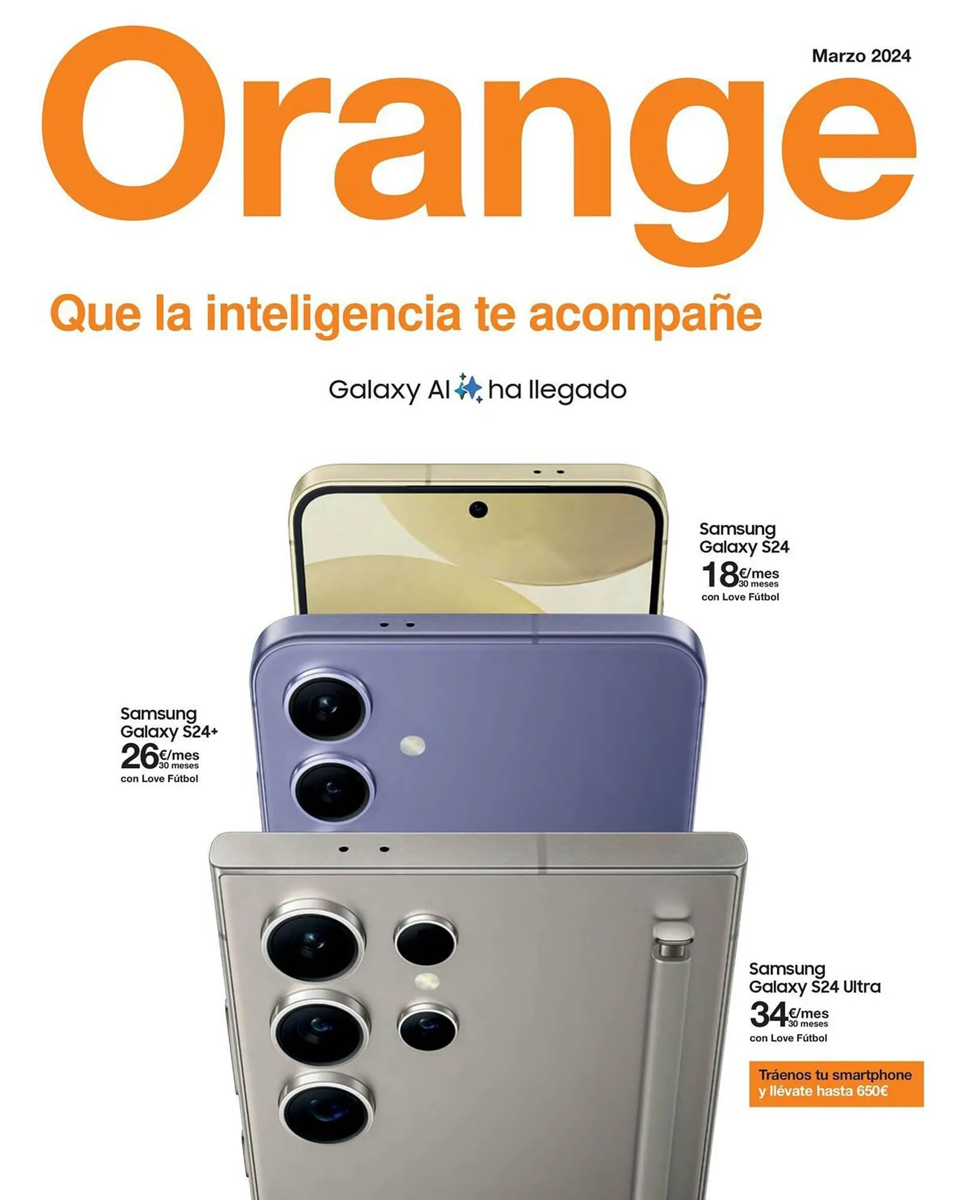 Catálogo de Folleto Orange 4 de marzo al 31 de marzo 2024 - Página 1