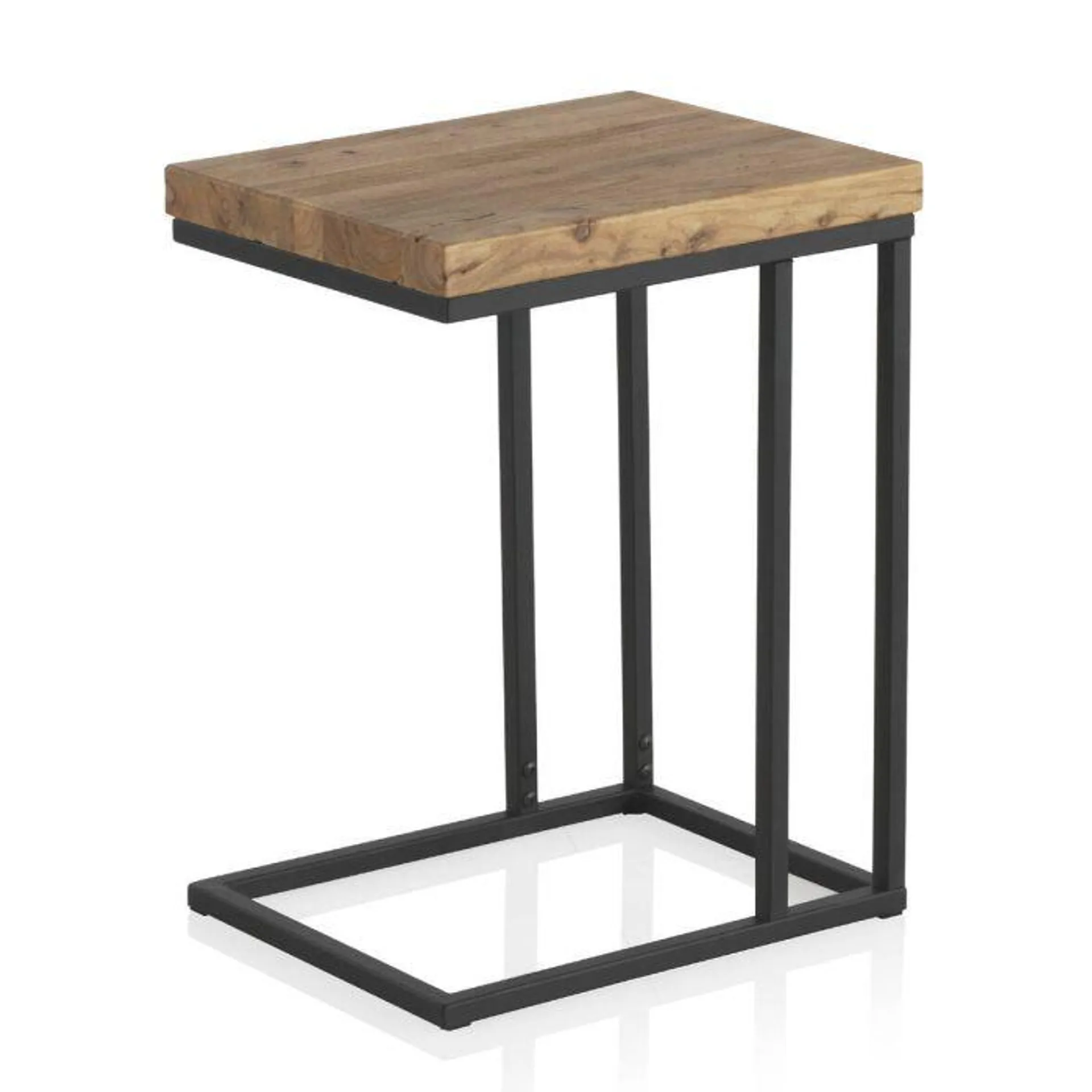 Mesa auxiliar en madera de Olmo viejo GABAR DECO modelo 8408