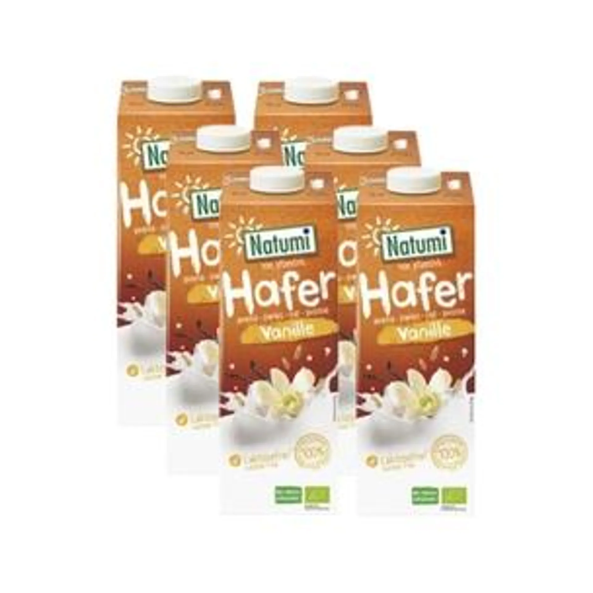 Pack 8 x Bebida de Avena Vainilla Bio Natumi 1 L