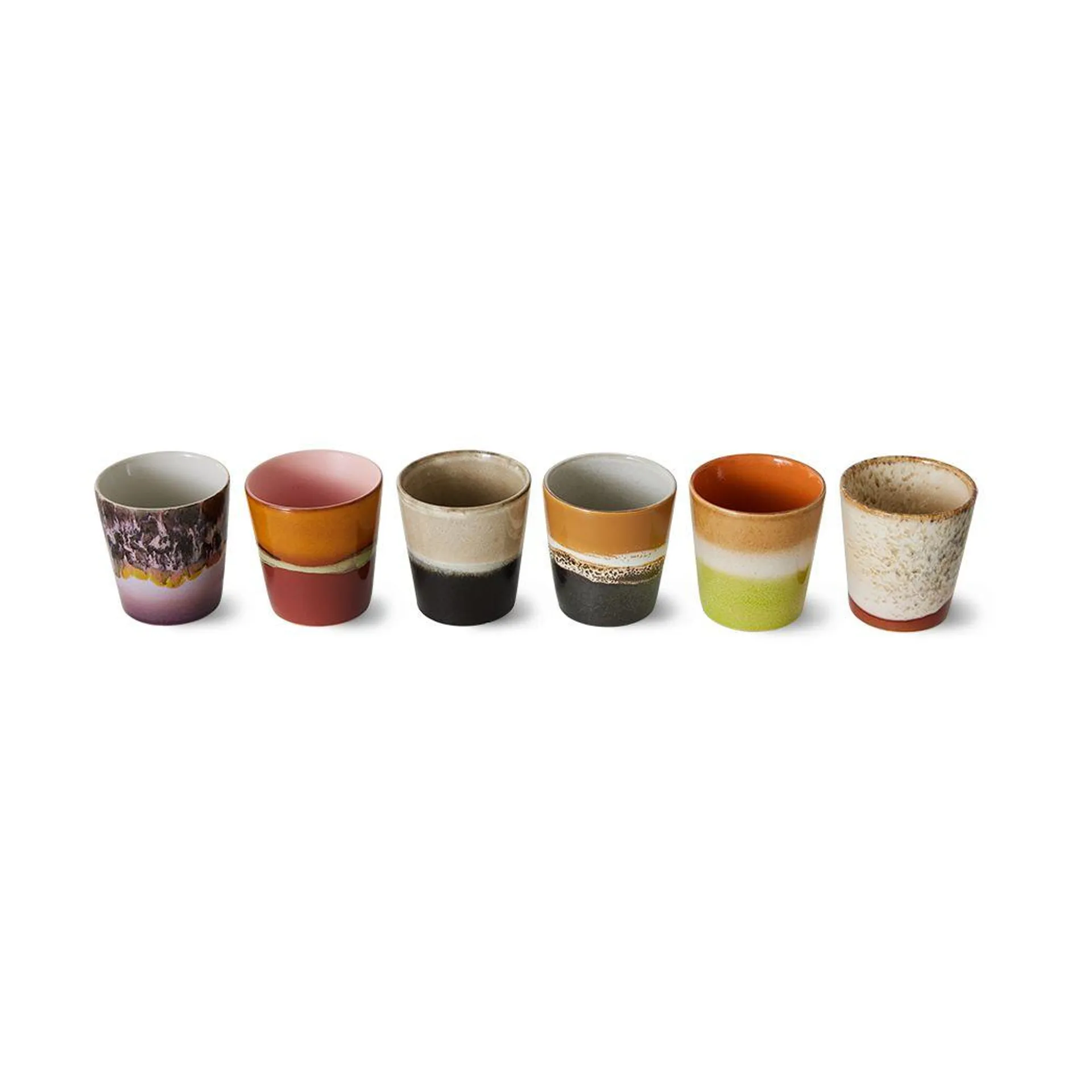 Set de 6 tazas 70's Soil