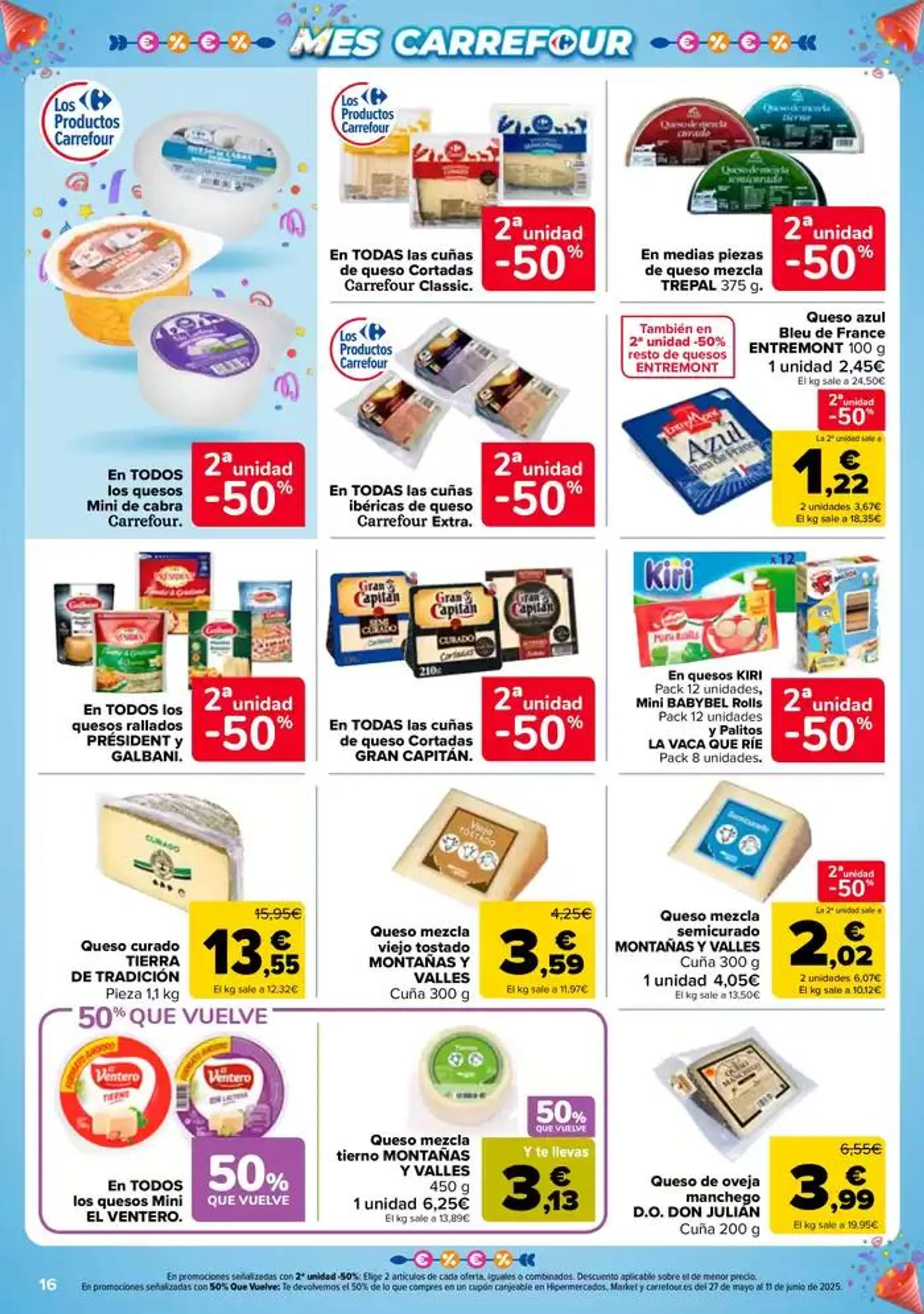 Catálogo de 50% QUE VUELVE + 2ªUD. AL -50% 13 de mayo al 26 de mayo 2025 - Página 16