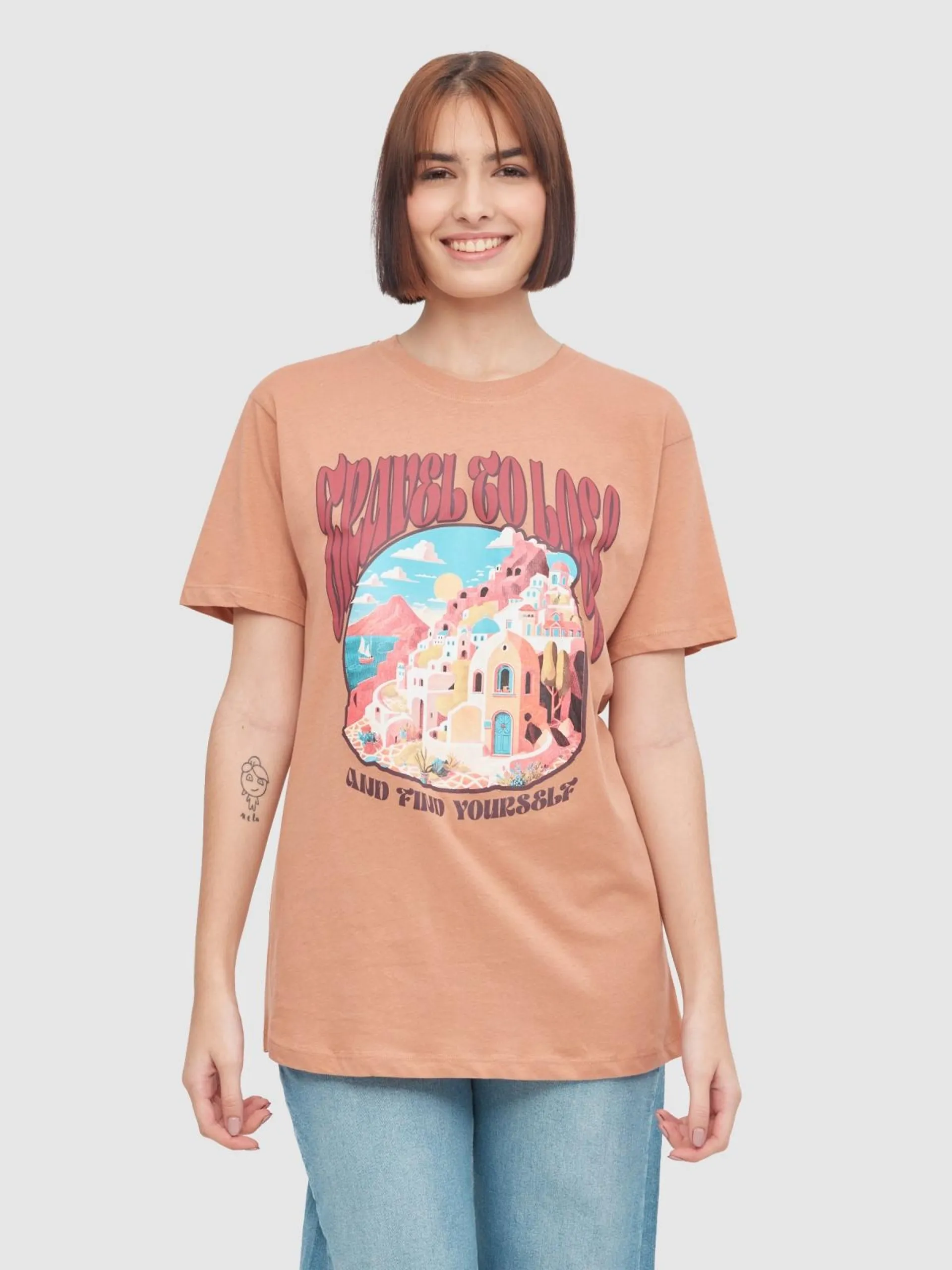 Camiseta oversize Travel