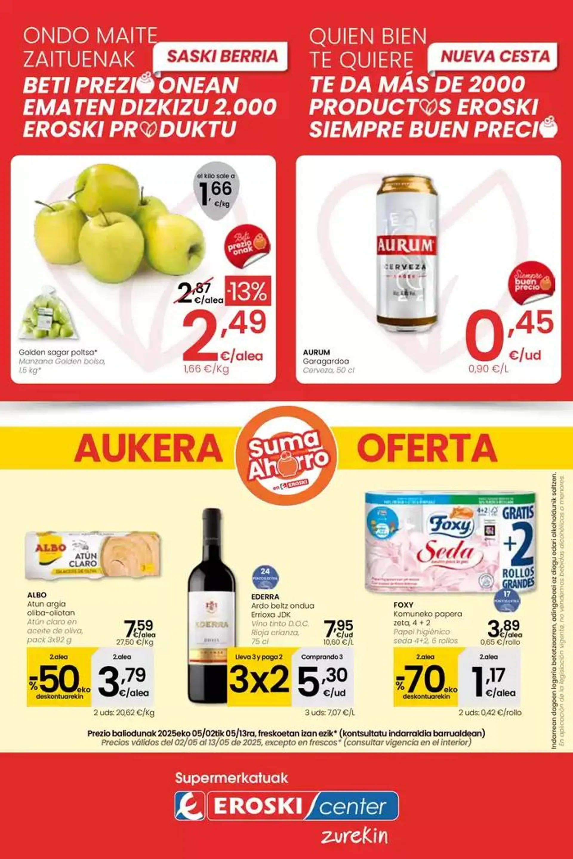 AUKERA OFERTA EROSKI CENTER - 1