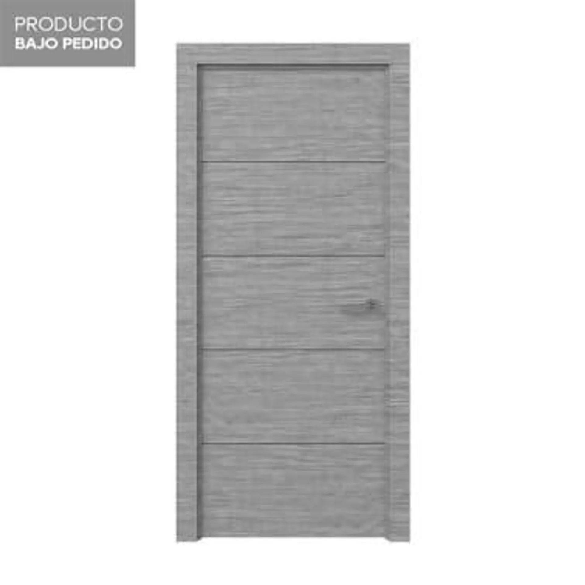 Puerta Dakar gris ceniza izquierda 203x72,5 cm