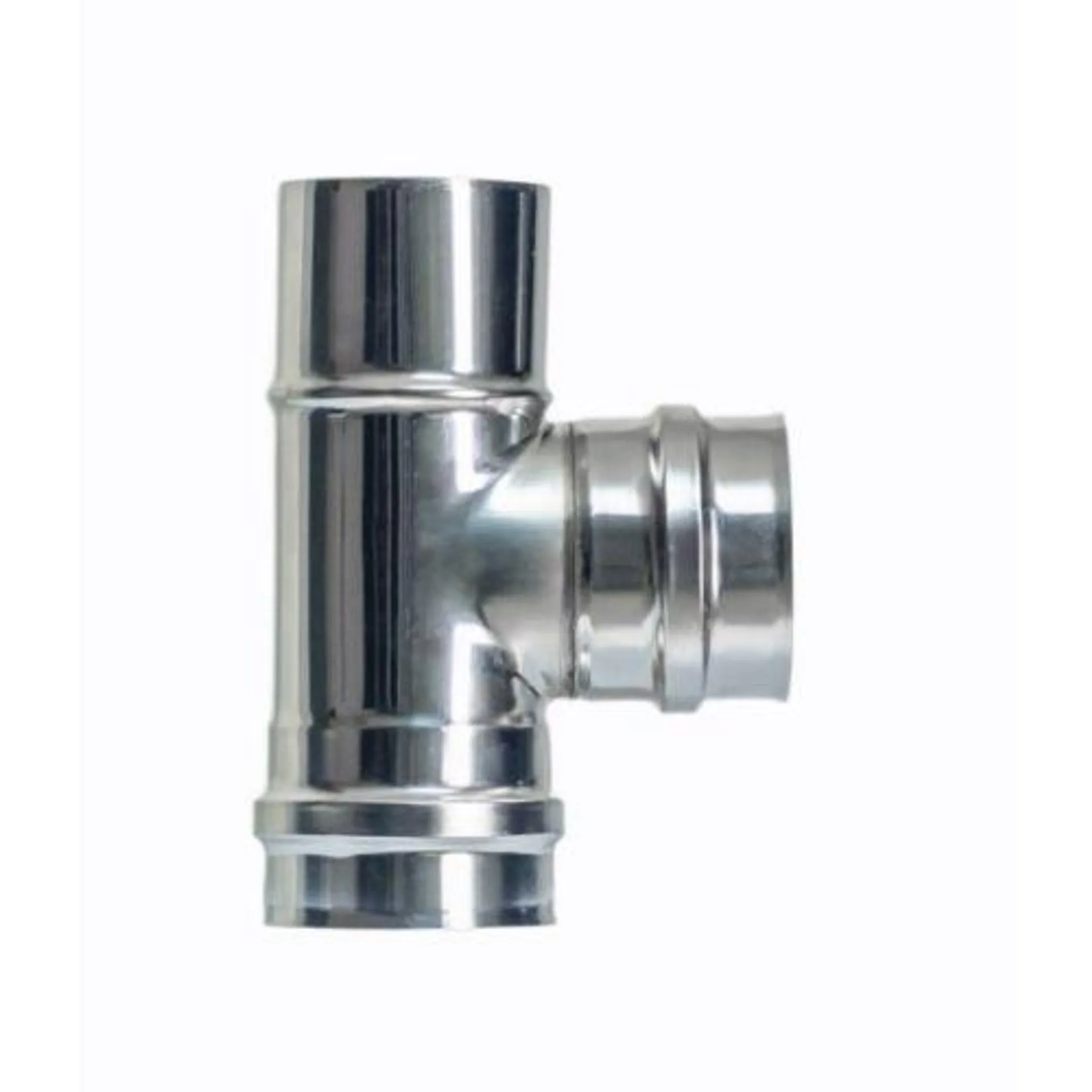 Te estufa pellet 90º ø80mm acero inox exojo pite08090