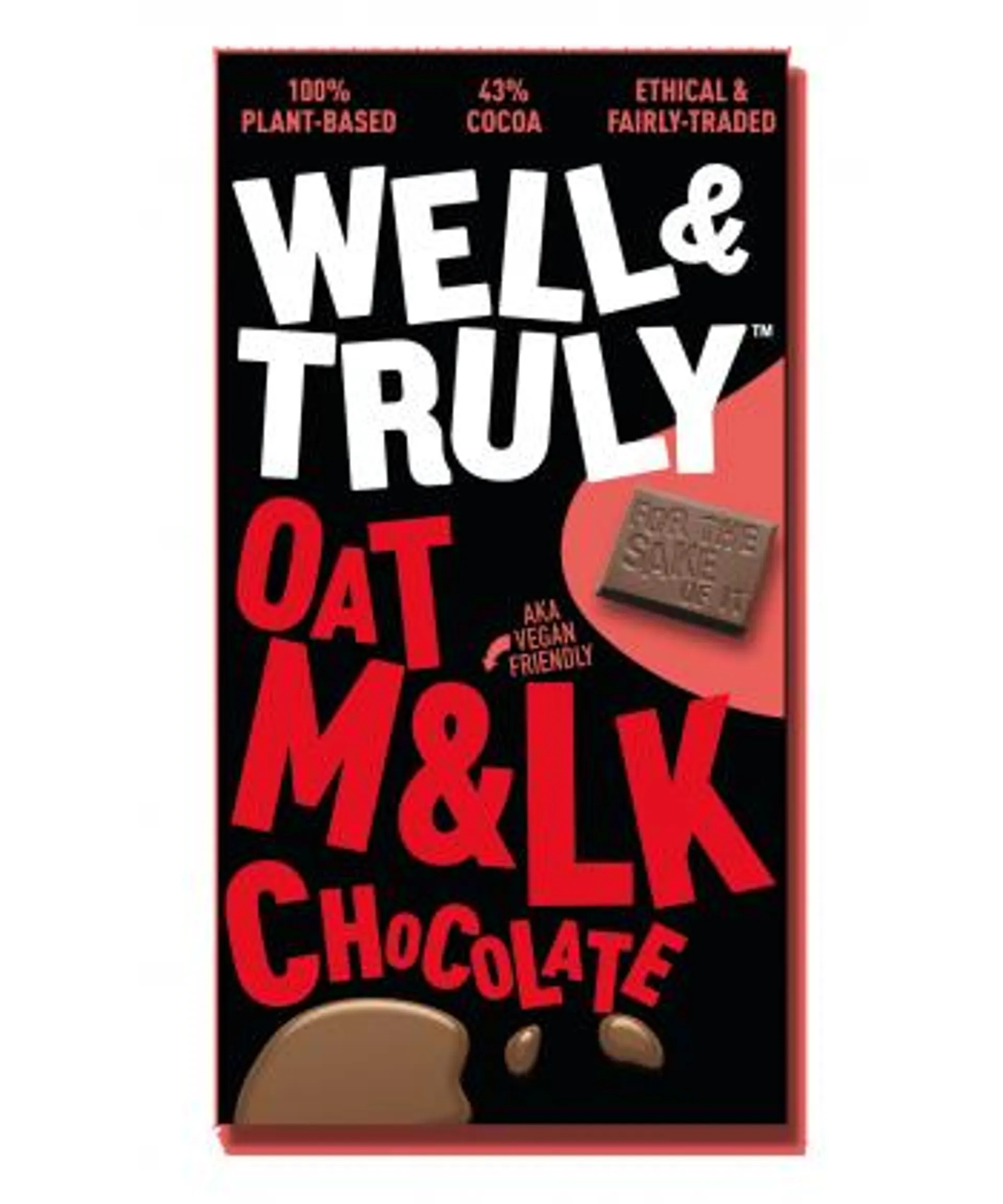 Oat Milk & Chocolate 90 gr. Well & Trully