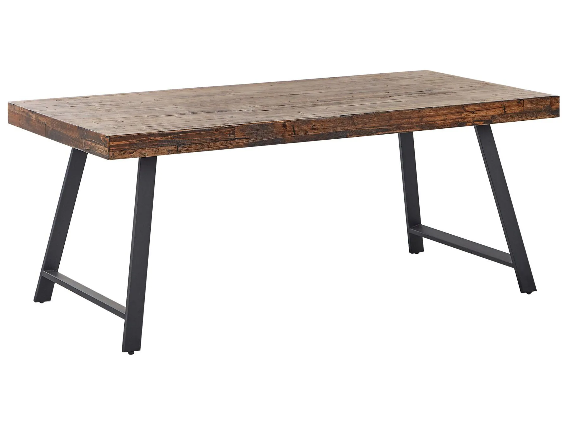 Mesa de comedor WARTON Marrón oscuro 180 cm 90 cm Madera de pino