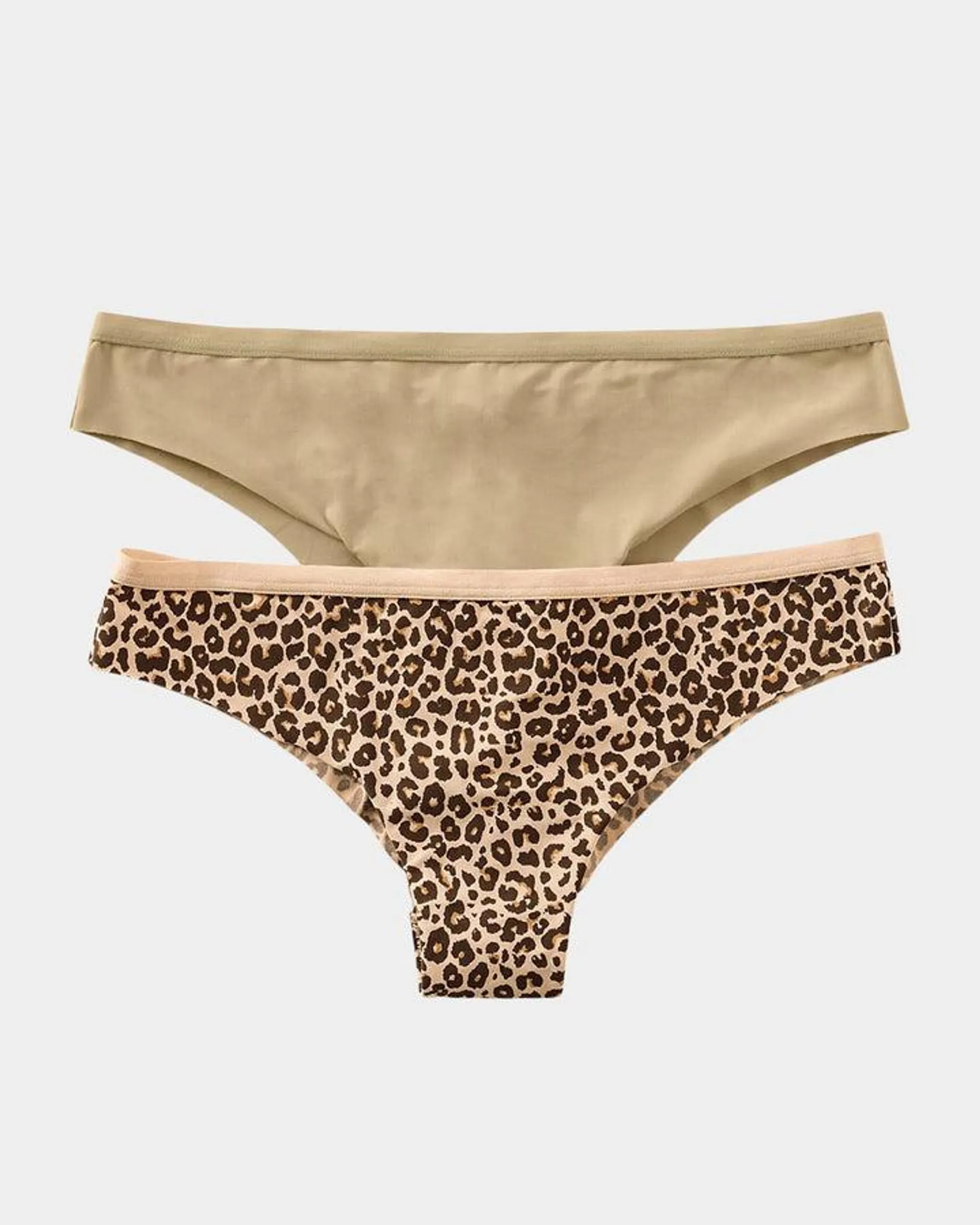 2-Pack Super-Soft Low-Rise Thong Panties