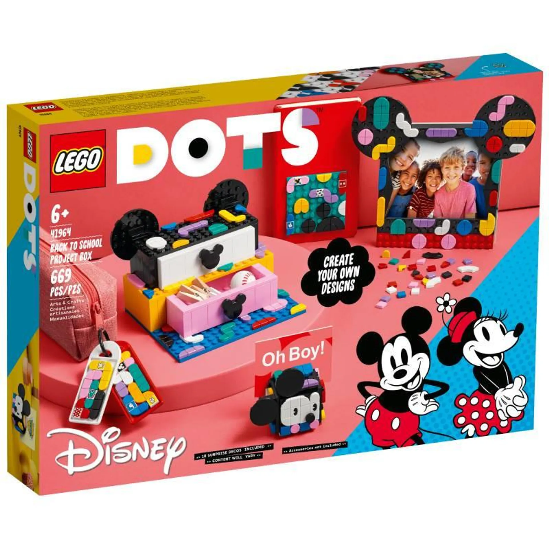 Lego Dots Mickey Mouse y Minnie: Caja de...