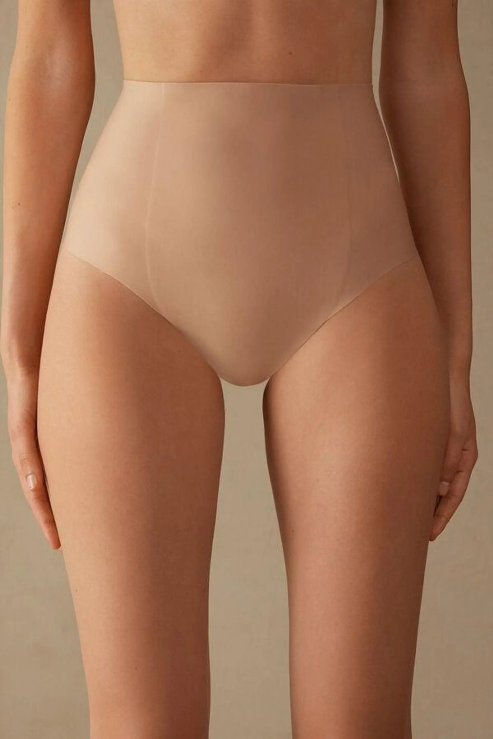 Raw-Cut Microfibre French Knickers