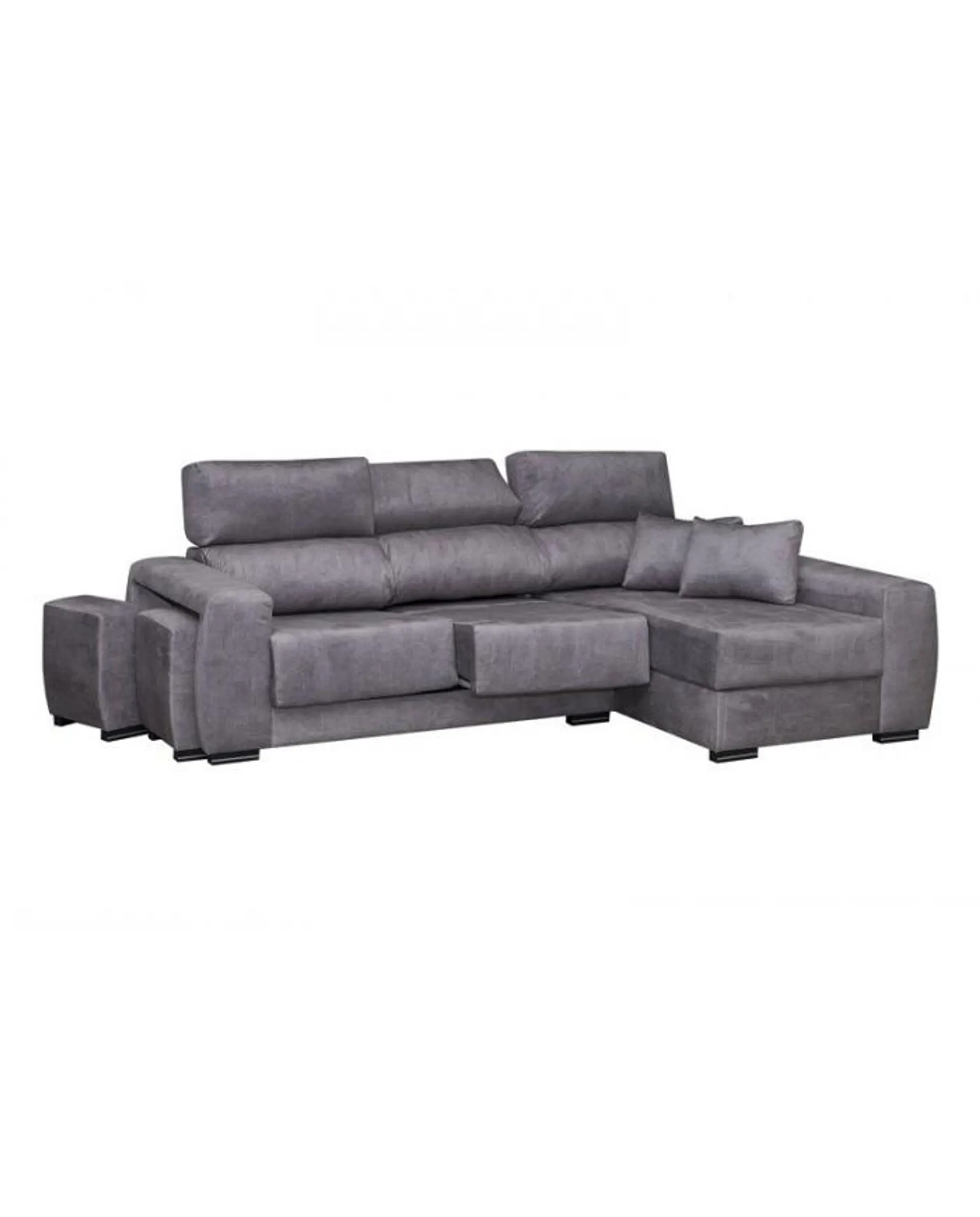 Sofa de dos plazas con chaiselongue en Nattex