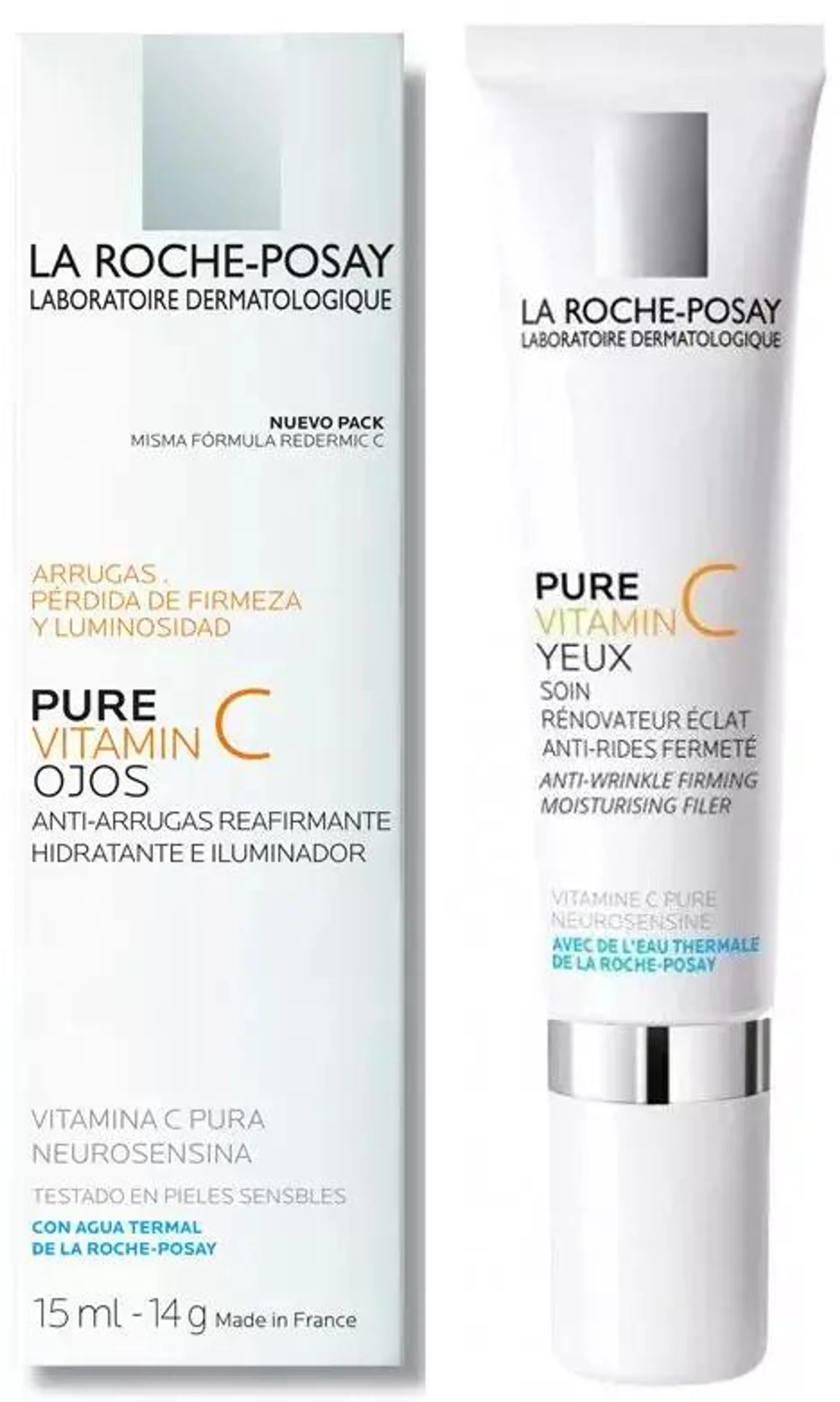 La Roche Posay Redermic Pure Vitamin C Contorno Ojos 15 ml