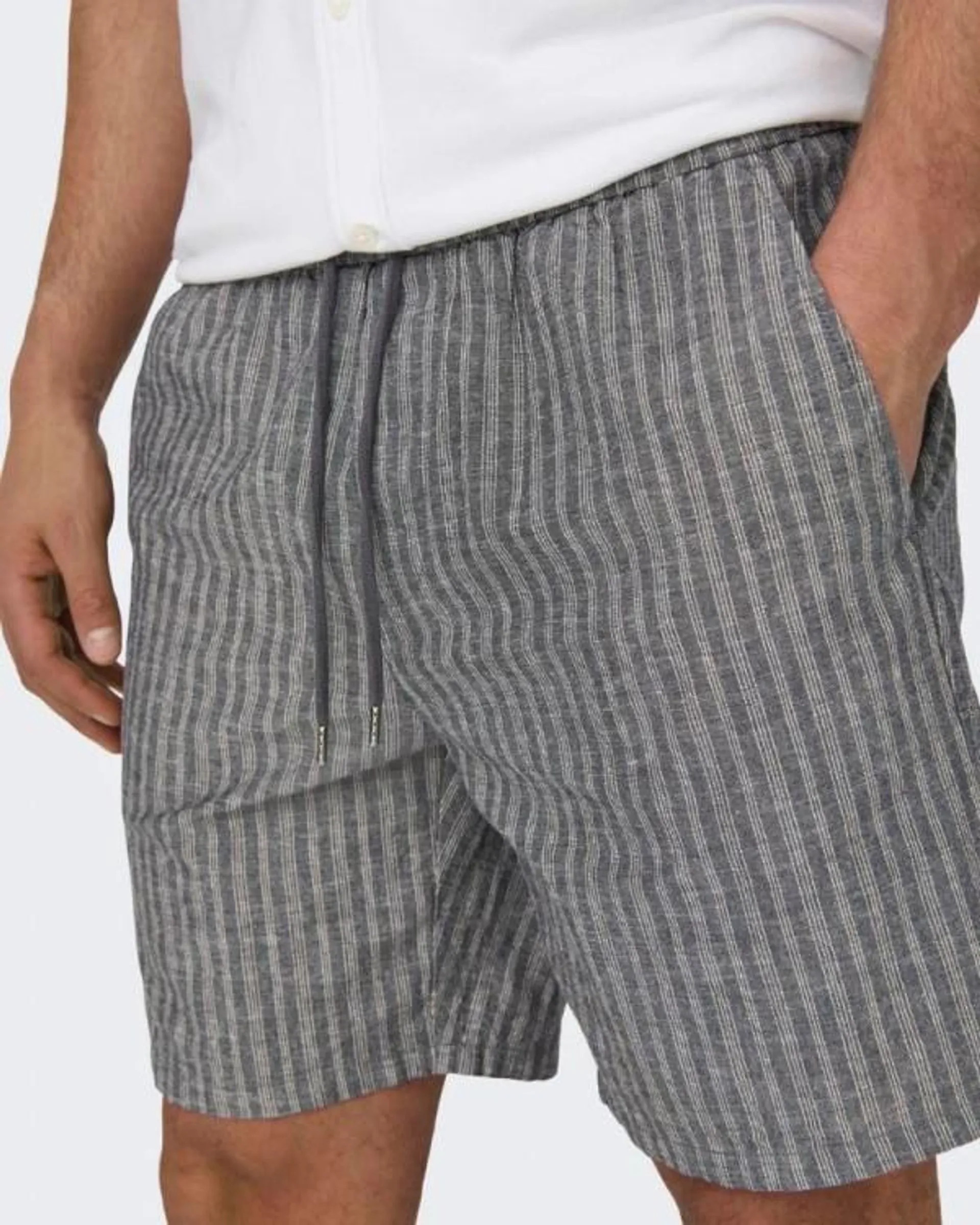 Pantalones Bermudas Hombre Azul 22028963