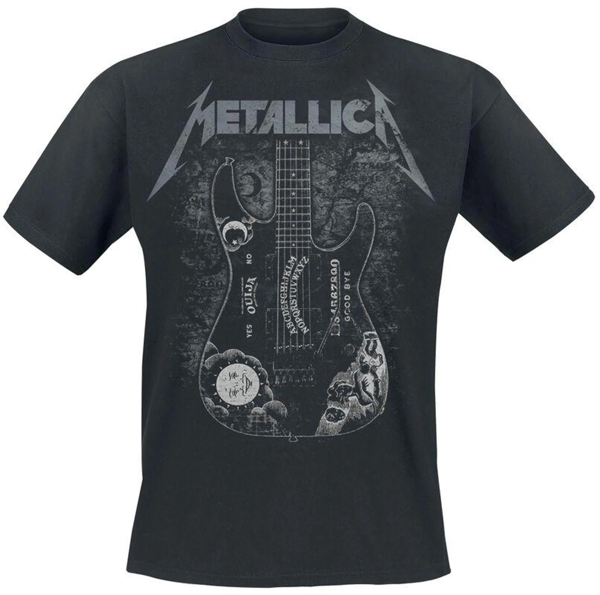 "Hammett Ouija Guitar" Camiseta Negro de Metallica