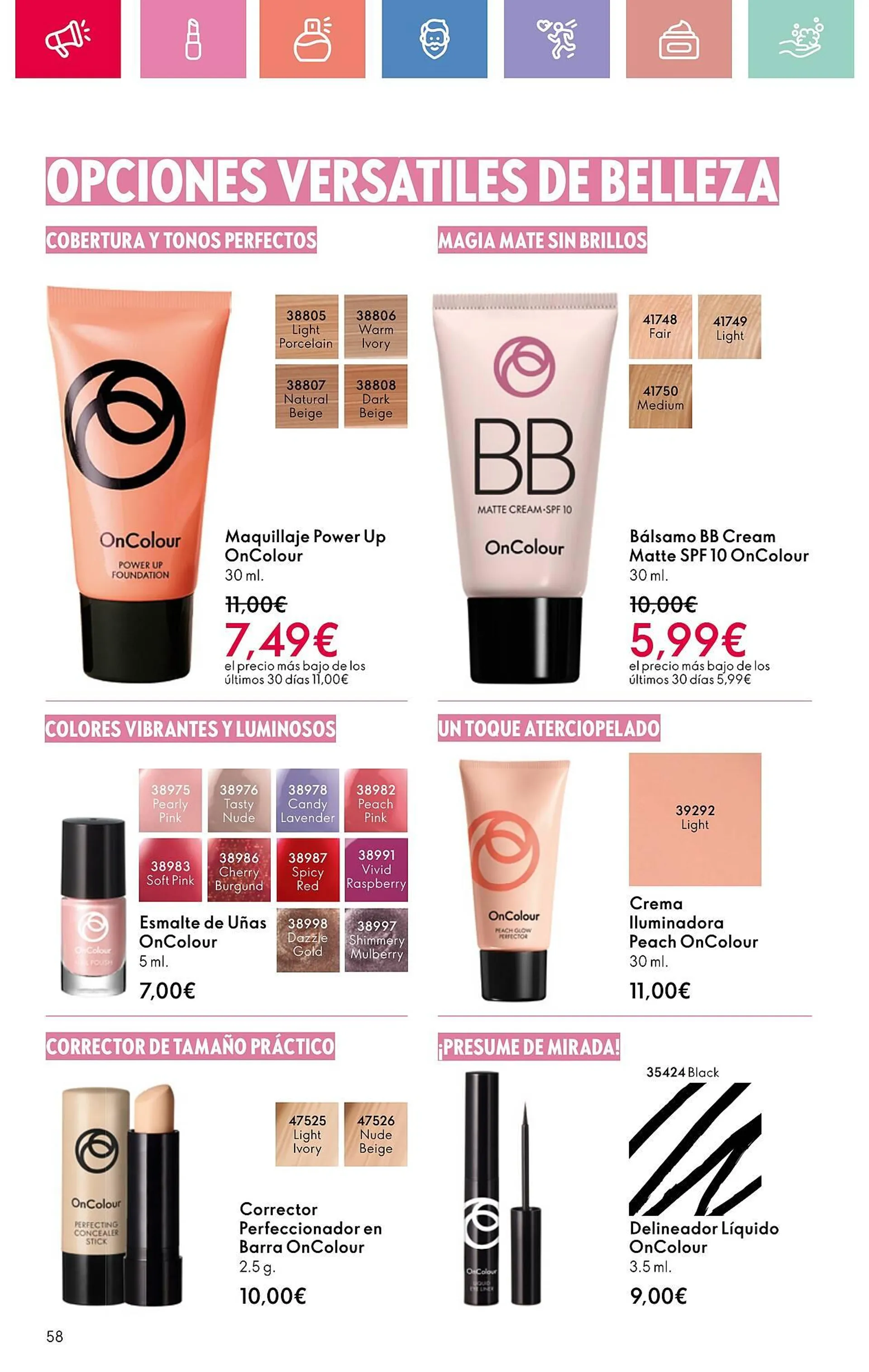 Catálogo de Folleto Oriflame 20 de abril al 20 de mayo 2025 - Página 58