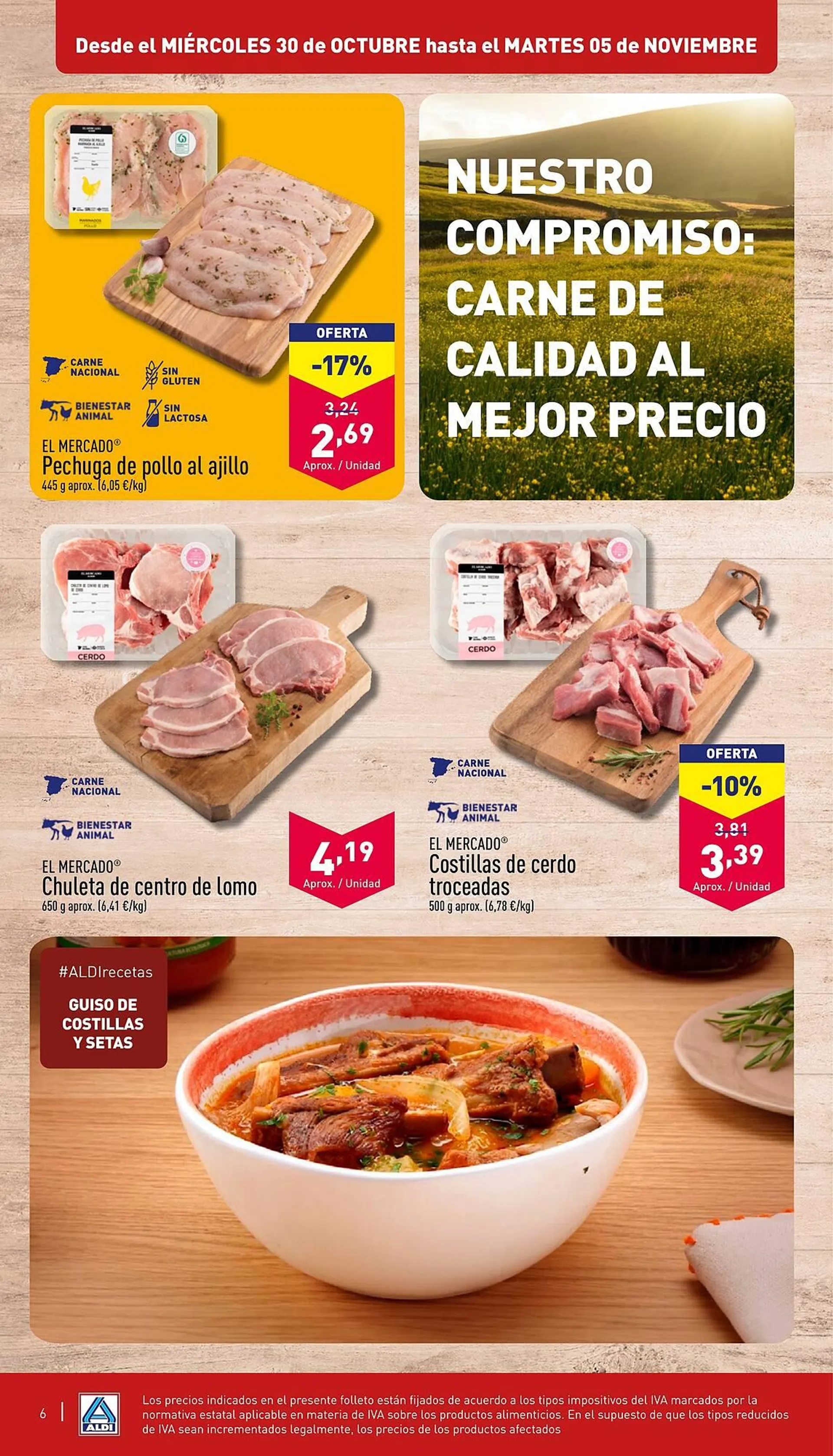 Catálogo de Folleto ALDI 30 de octubre al 5 de noviembre 2024 - Página 6