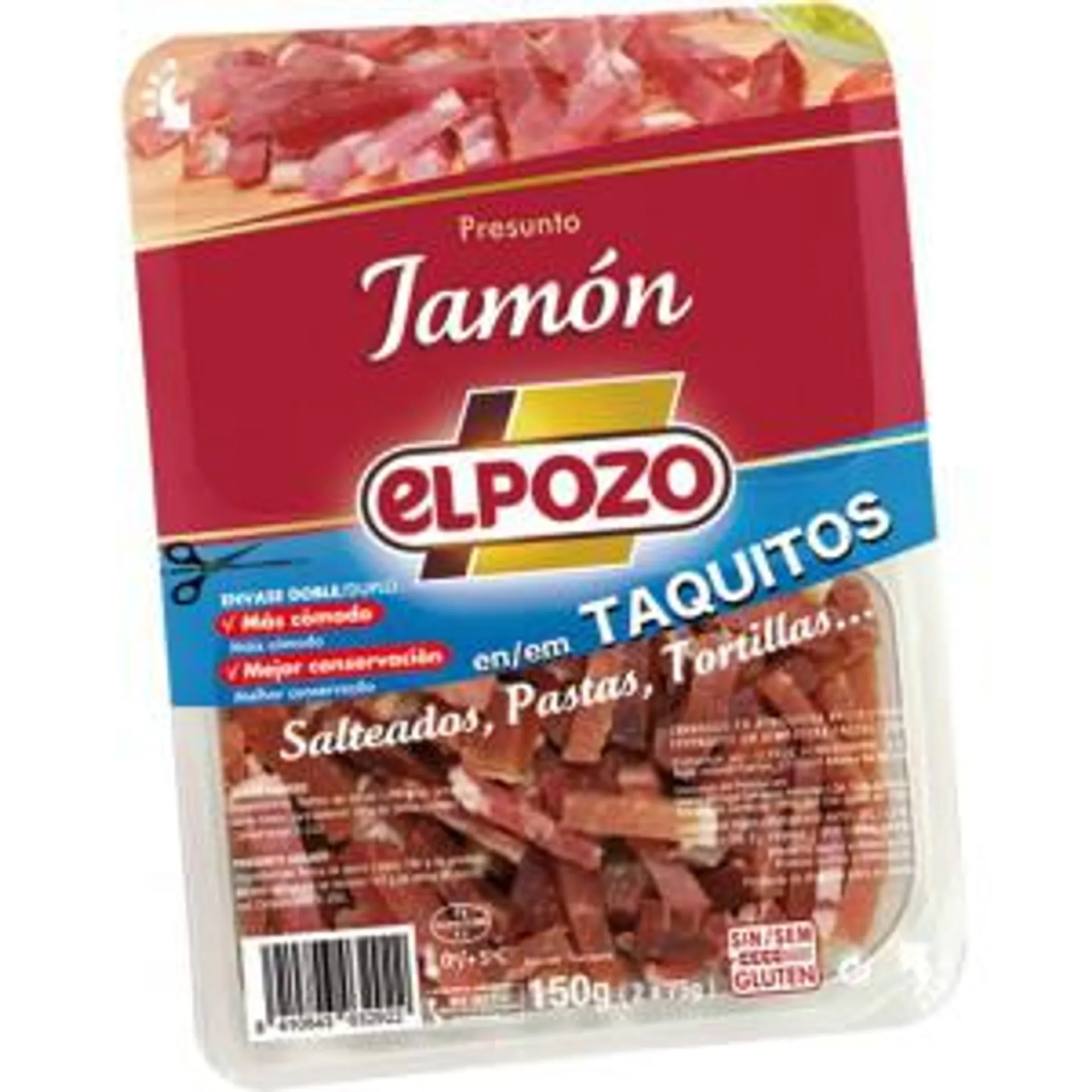 Taquitos De Jamón Serrano El Pozo 150 Gr