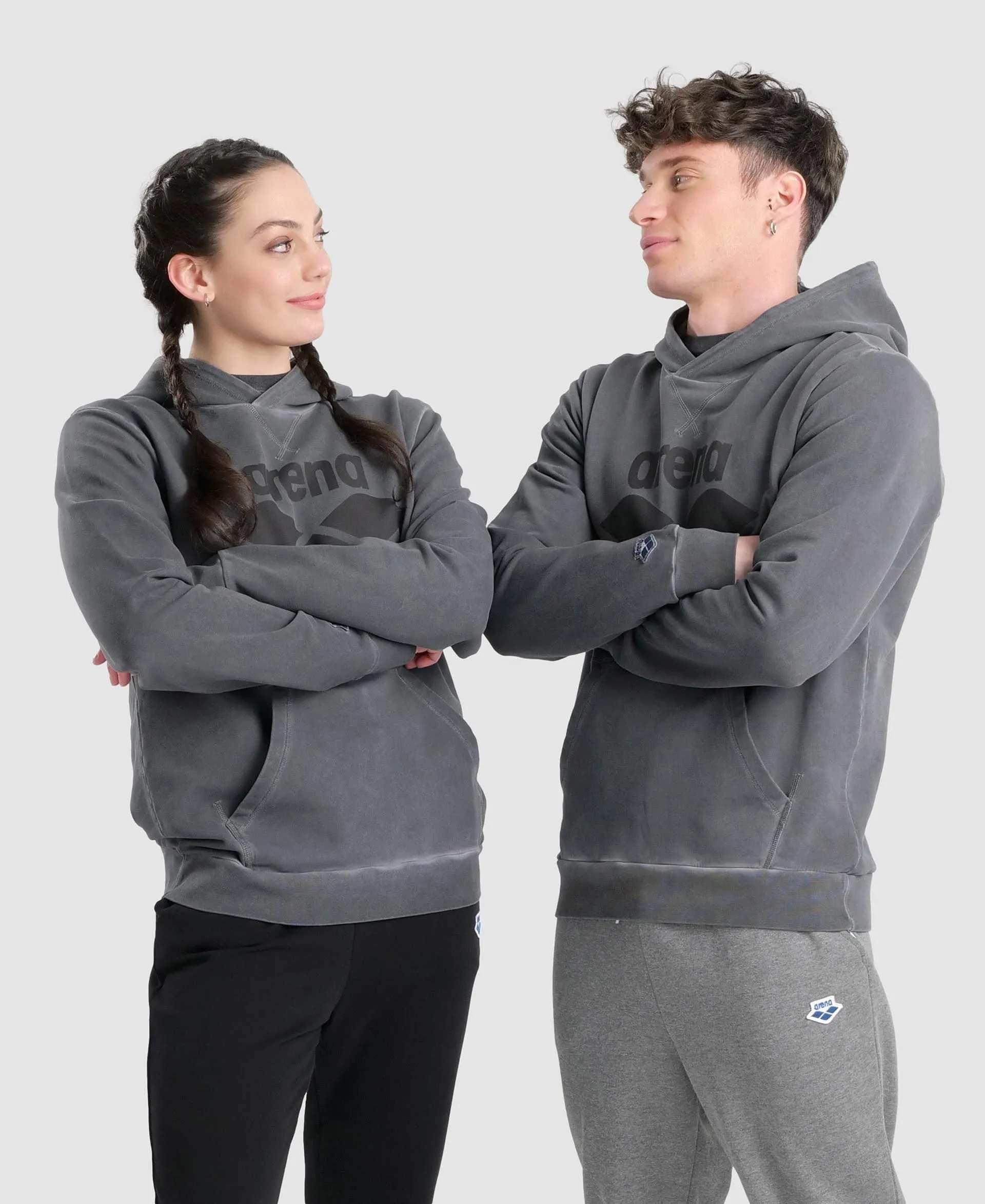 Sudadera con capucha Unisex arena Icons Délavé