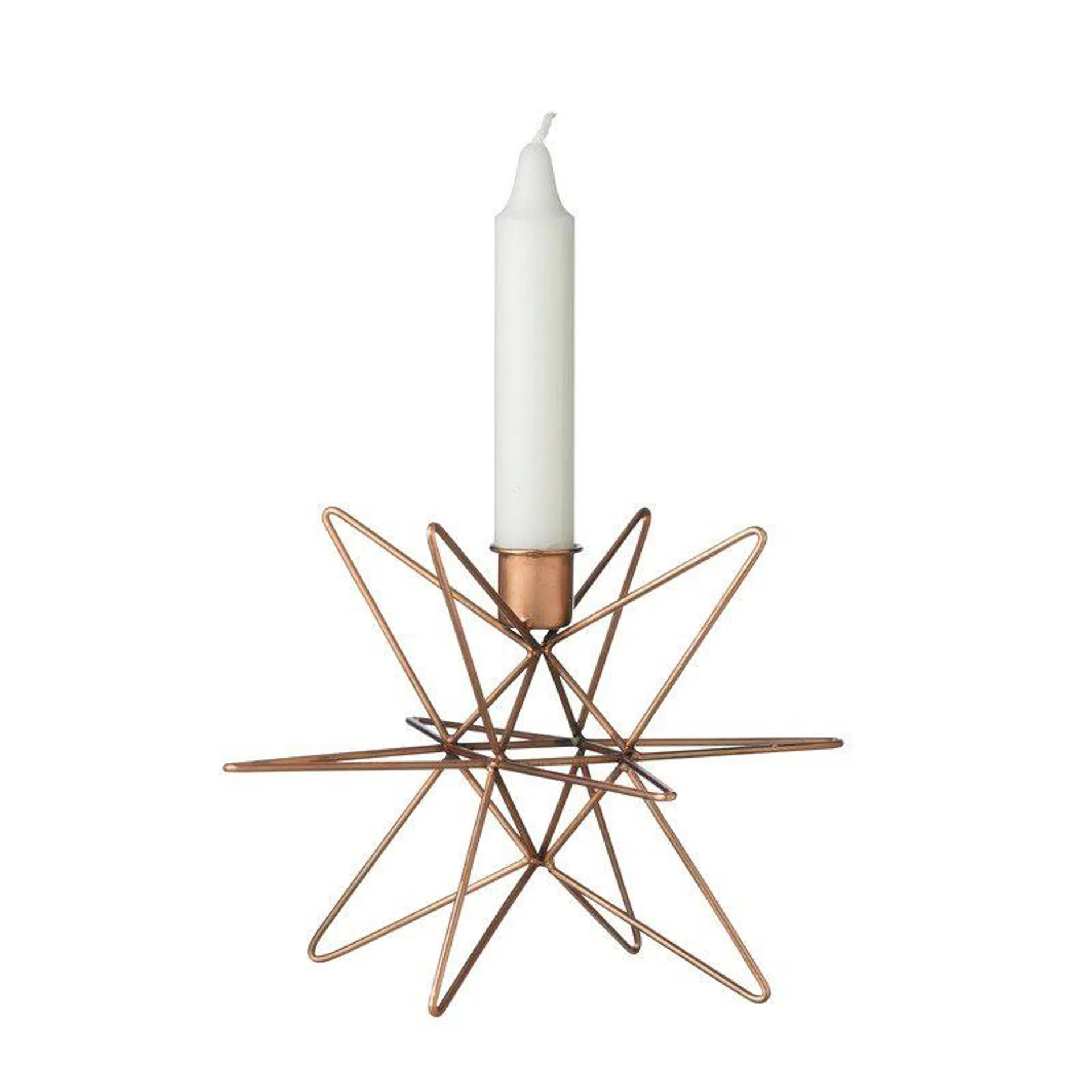 Candle holder, Star Line copper