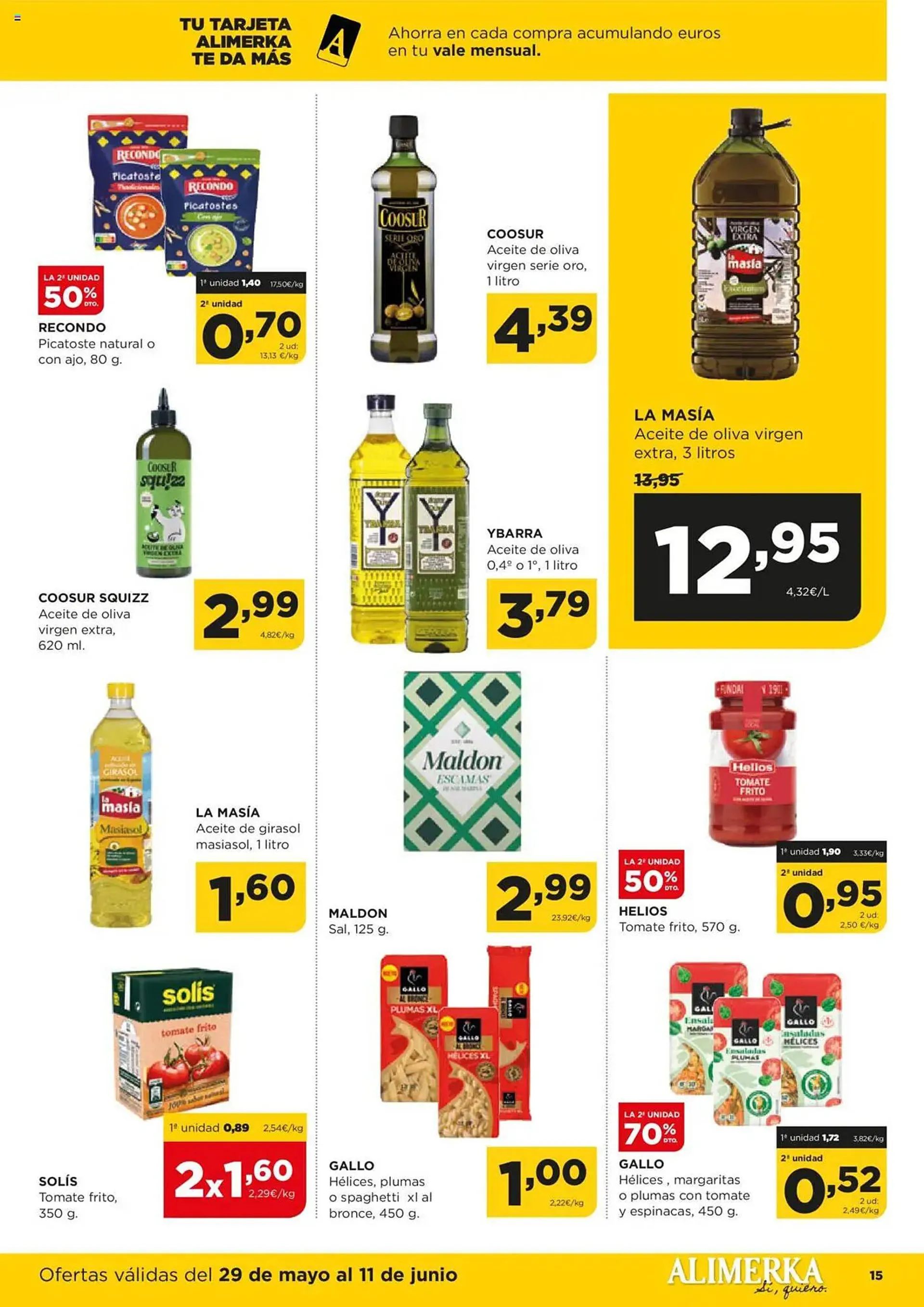 Catálogo de Folleto Alimerka 29 de mayo al 11 de junio 2025 - Página 16