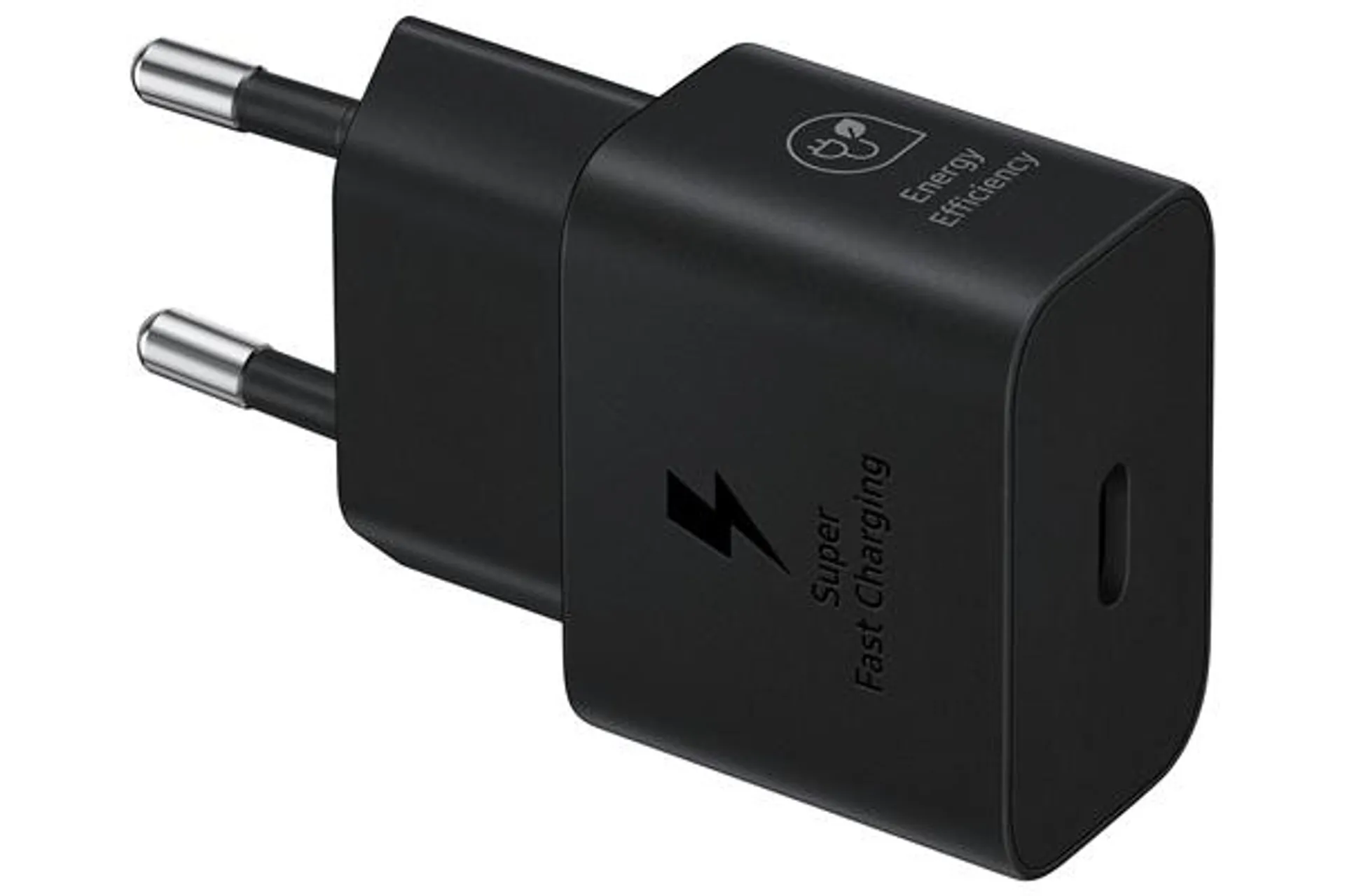 CARGADOR USB-C 25W BLACK SIN CABLE