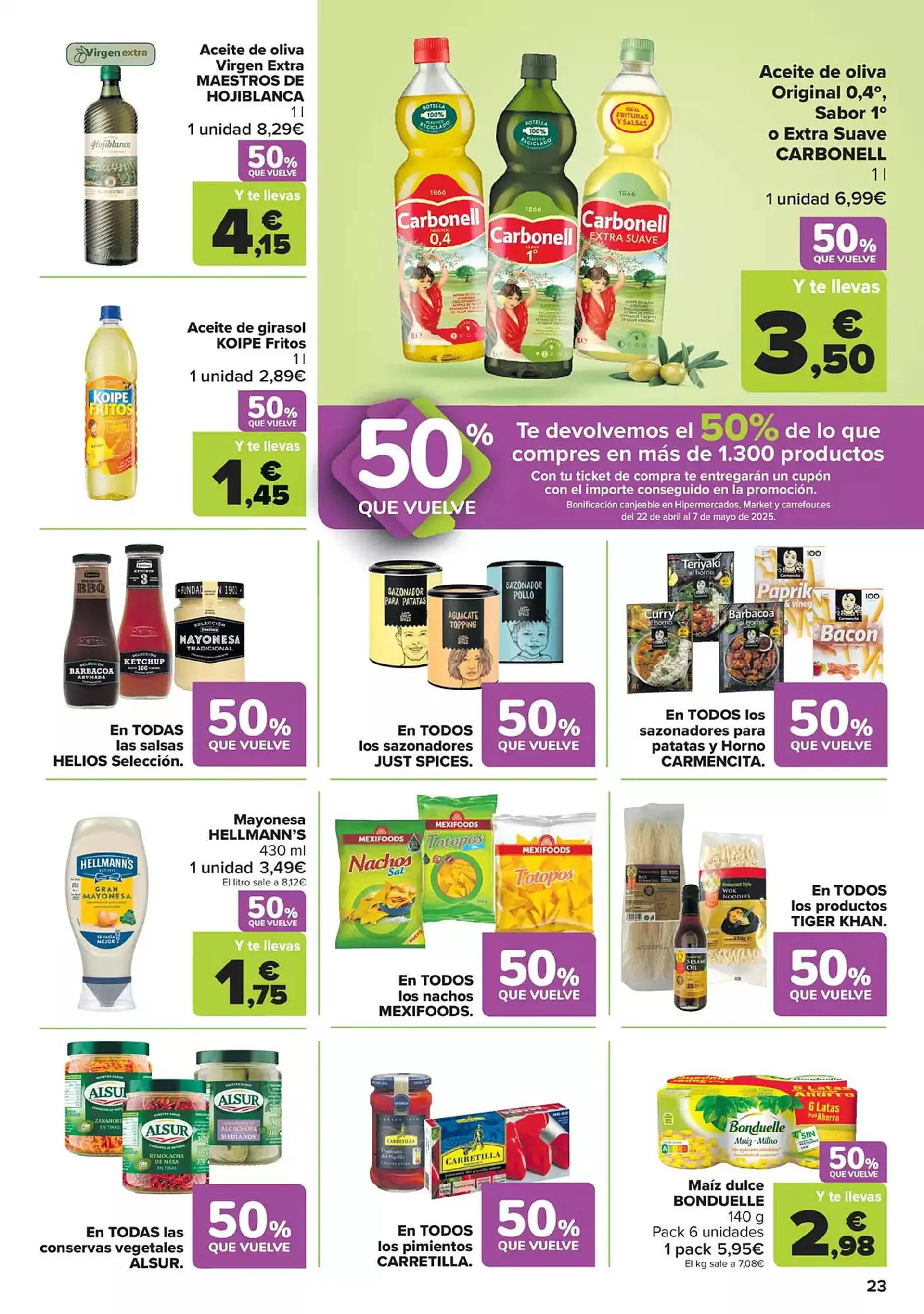 Catálogo de Folleto Carrefour 10 de abril al 21 de abril 2025 - Página 23