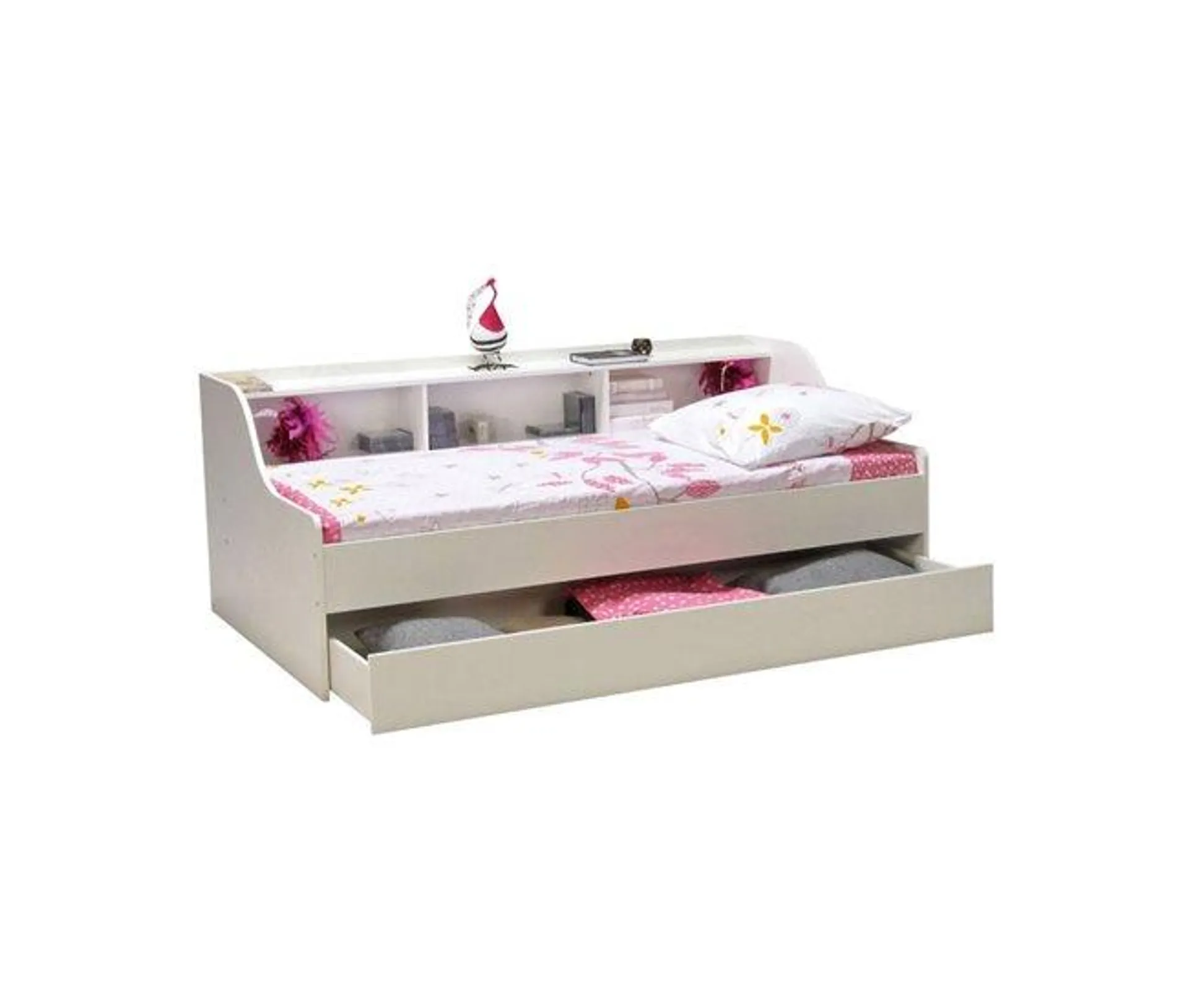 Cama nido 90x190 cm FRIENDS blanca