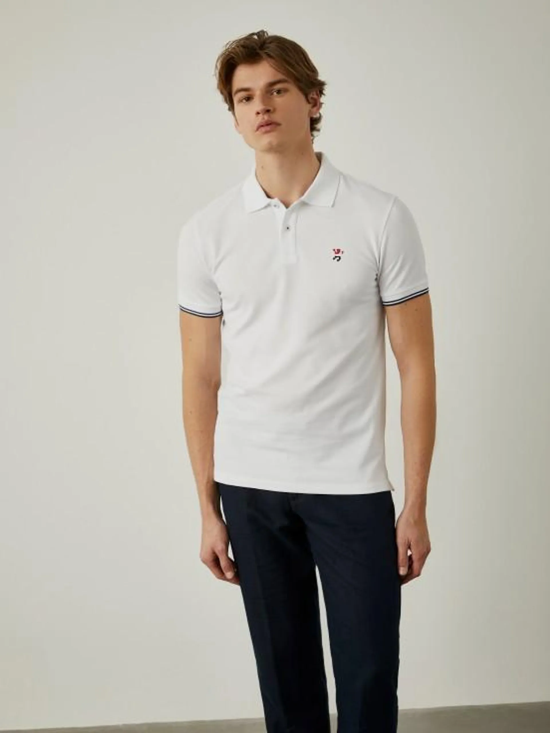 Polo slim fit 100% algodón