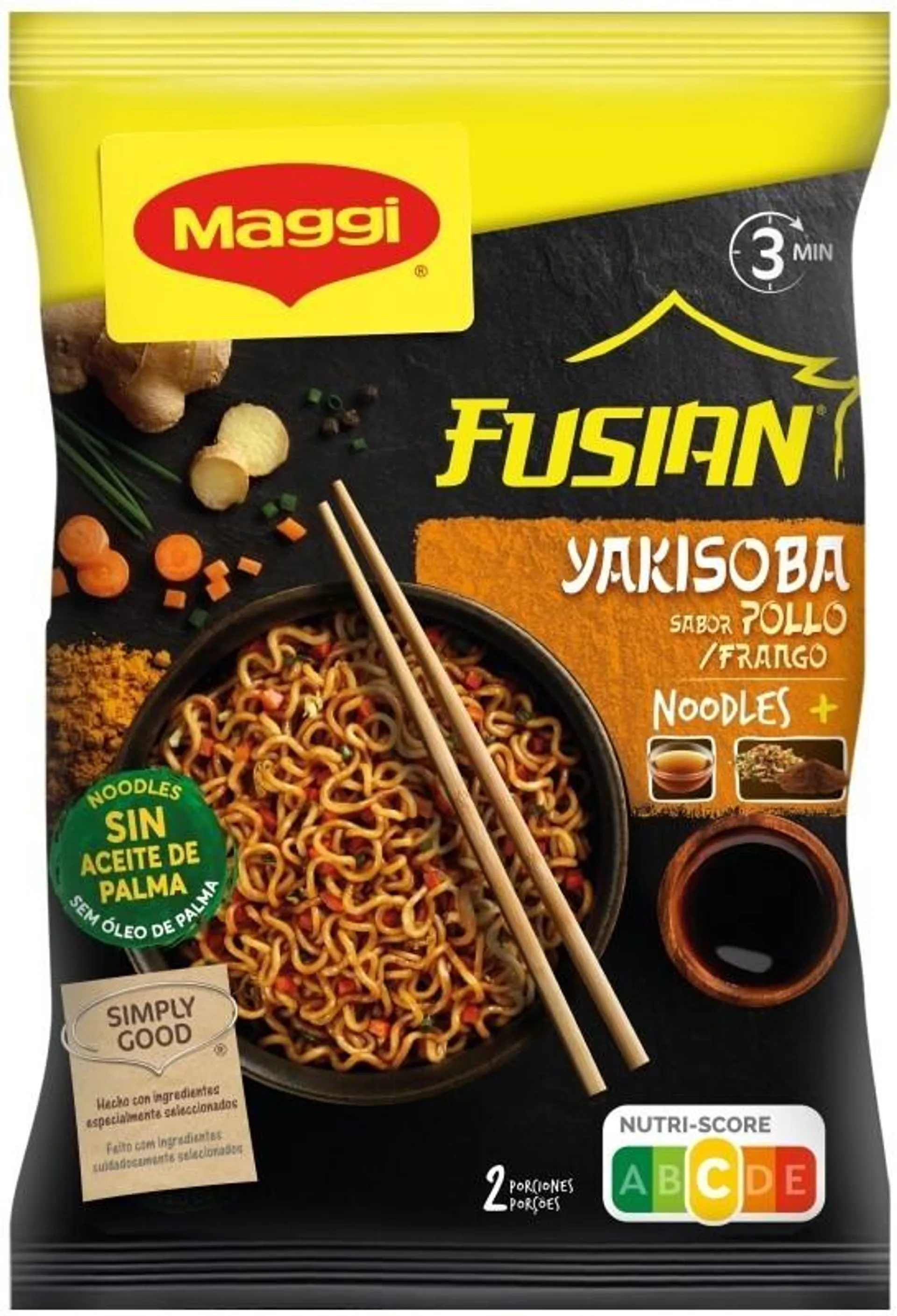 YAKISOBA NOODLES POLLO 120G