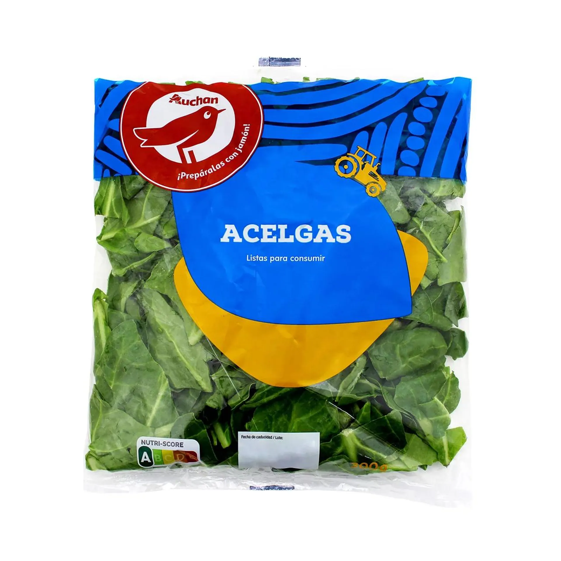 AUCHAN Acelgas 300 g. Producto Alcampo