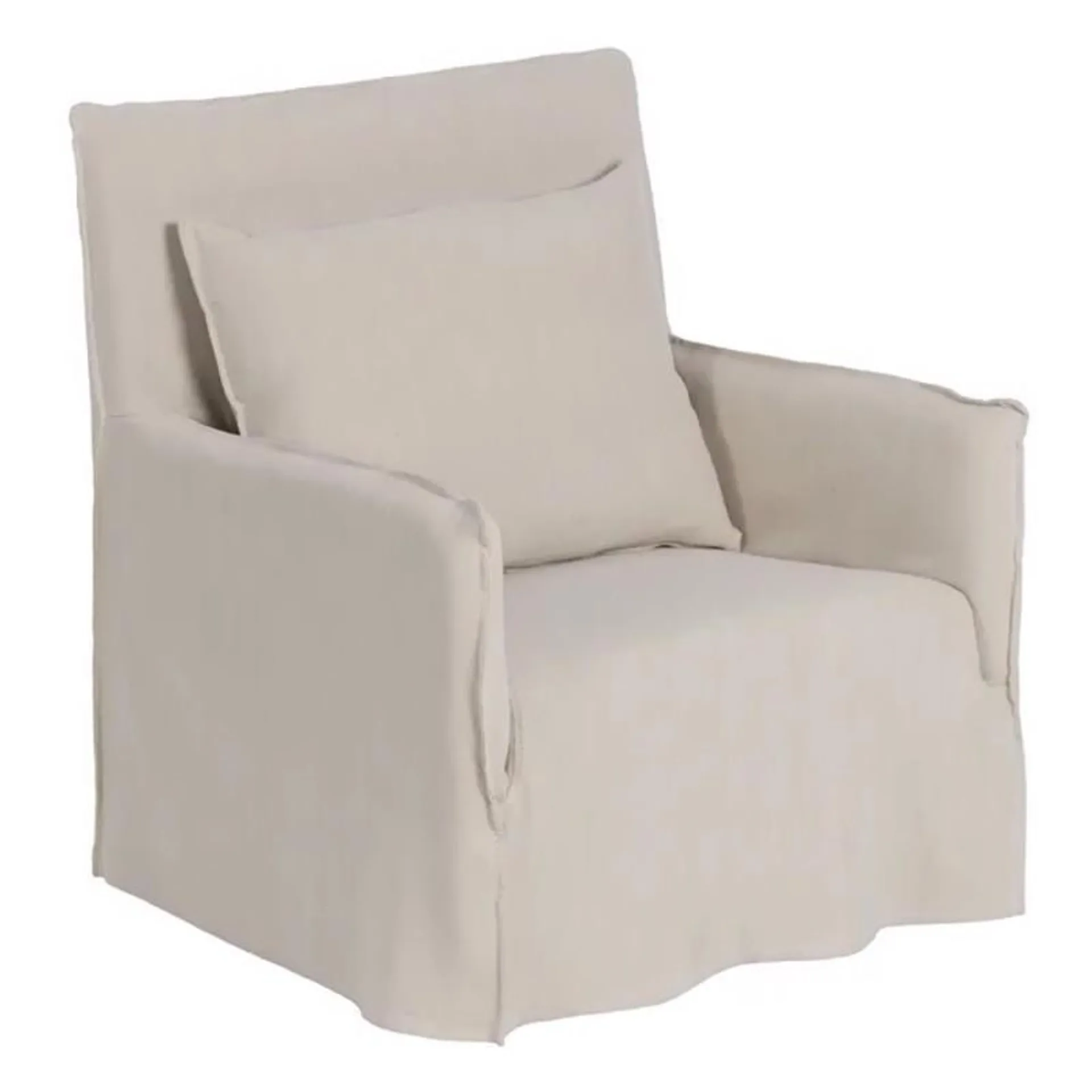 copy of Toscana linen armchair