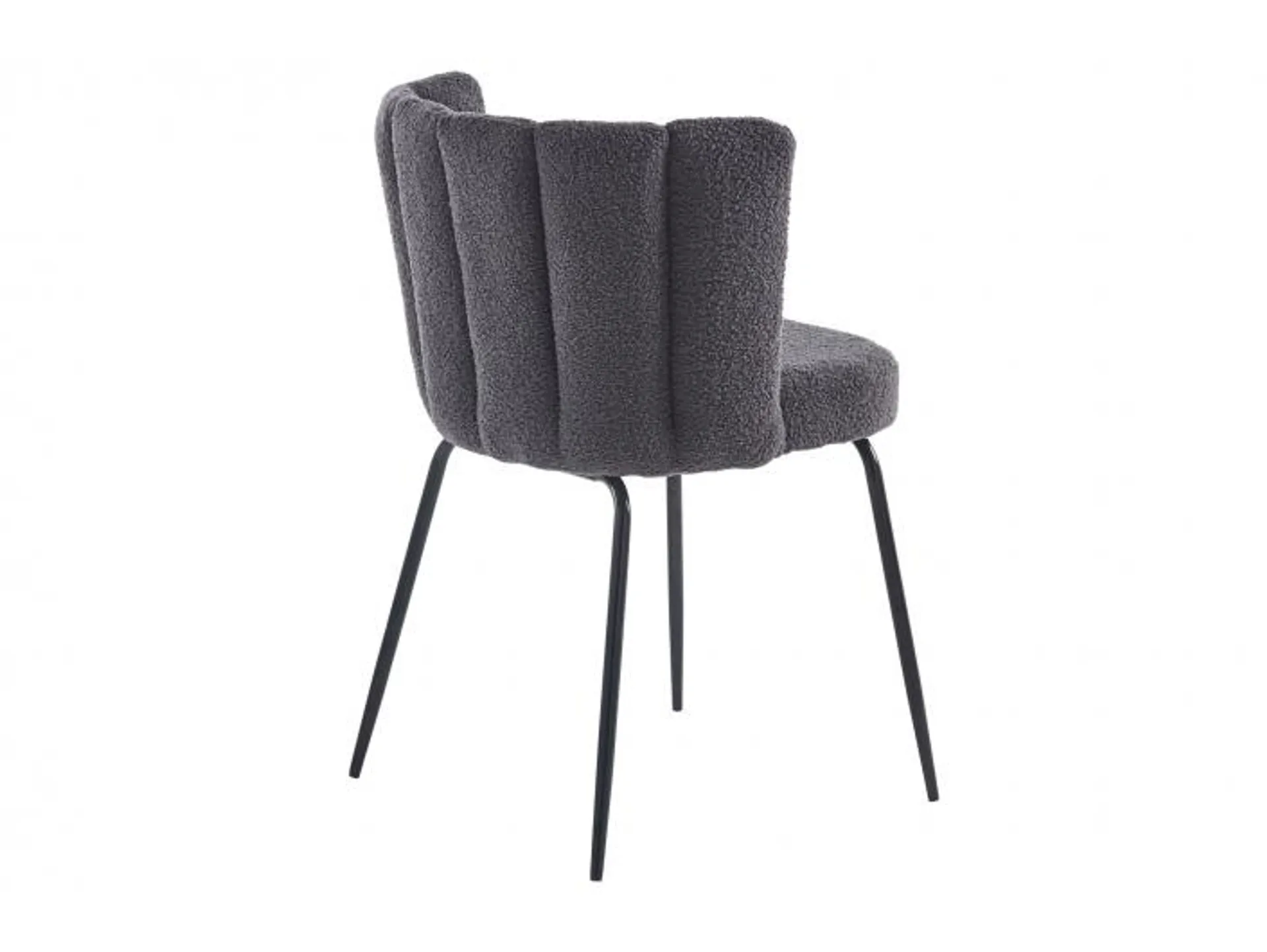 Pack 4 sillas de comedor tapizadas color gris