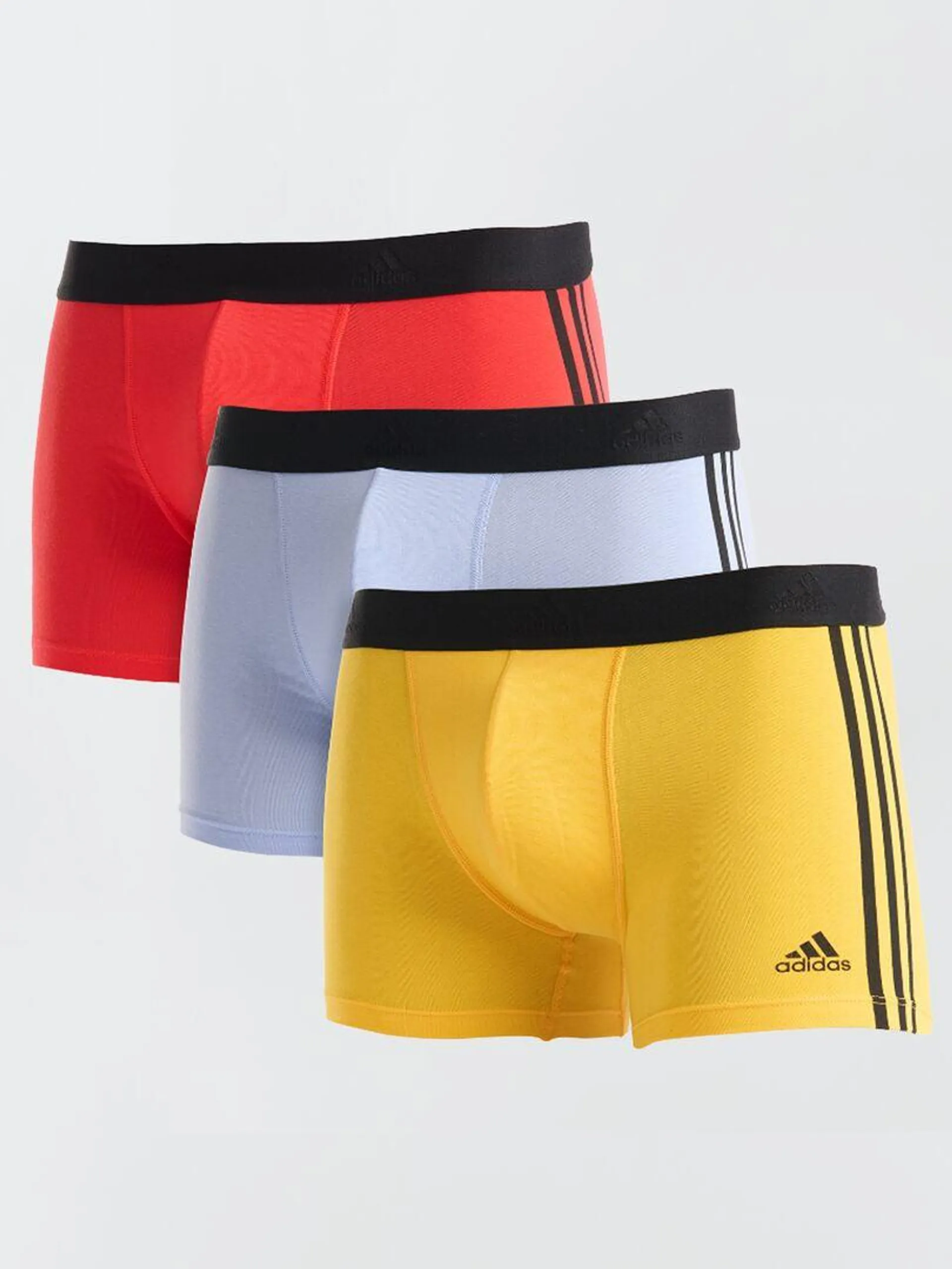 Pack de 3 boxers 'Adidas' - AMARILLO