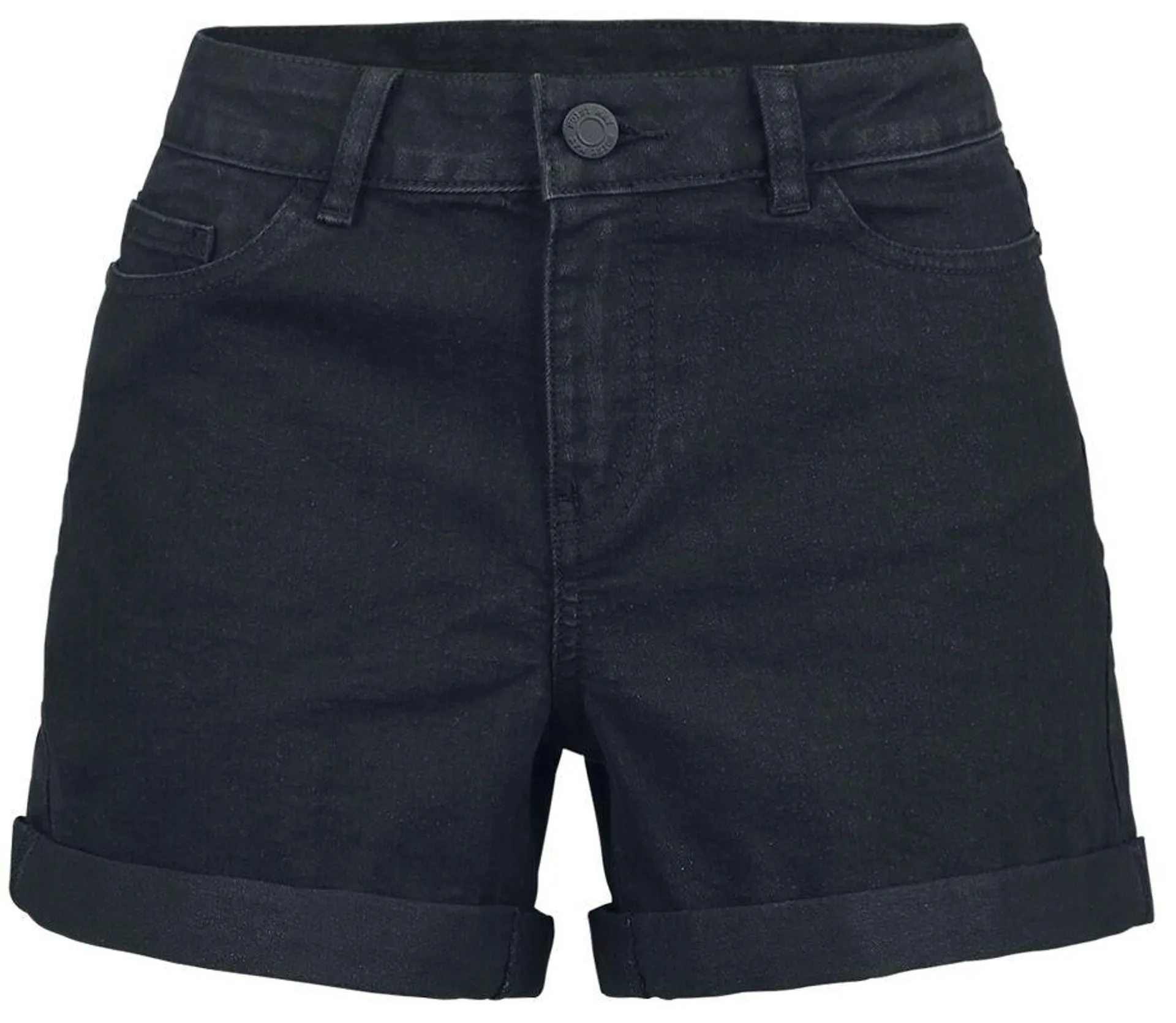 "NMBe Lucy Fold Shorts" Short schwarz von Noisy May