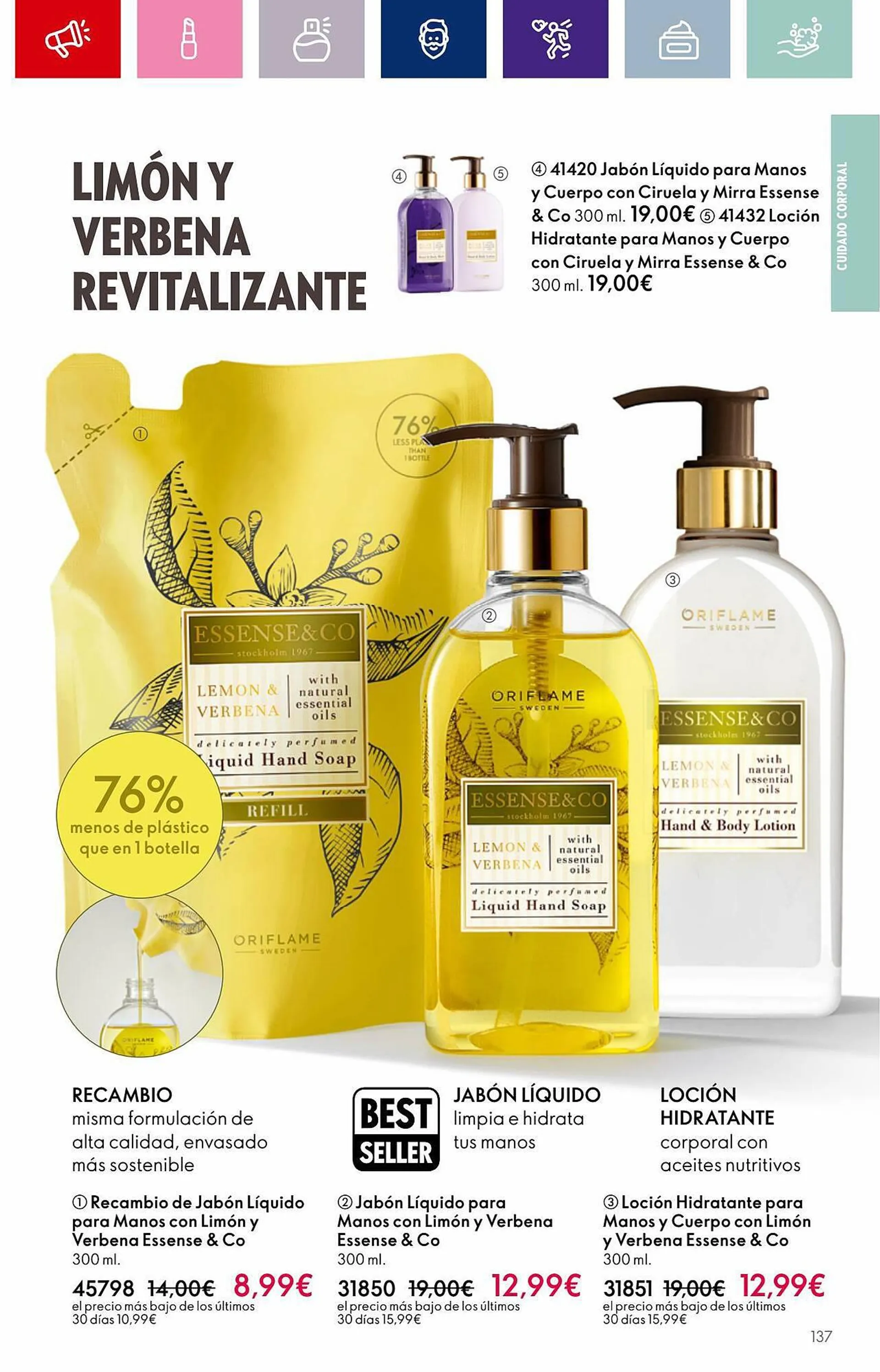 Catálogo de Folleto Oriflame 30 de agosto al 19 de septiembre 2023 - Página 137