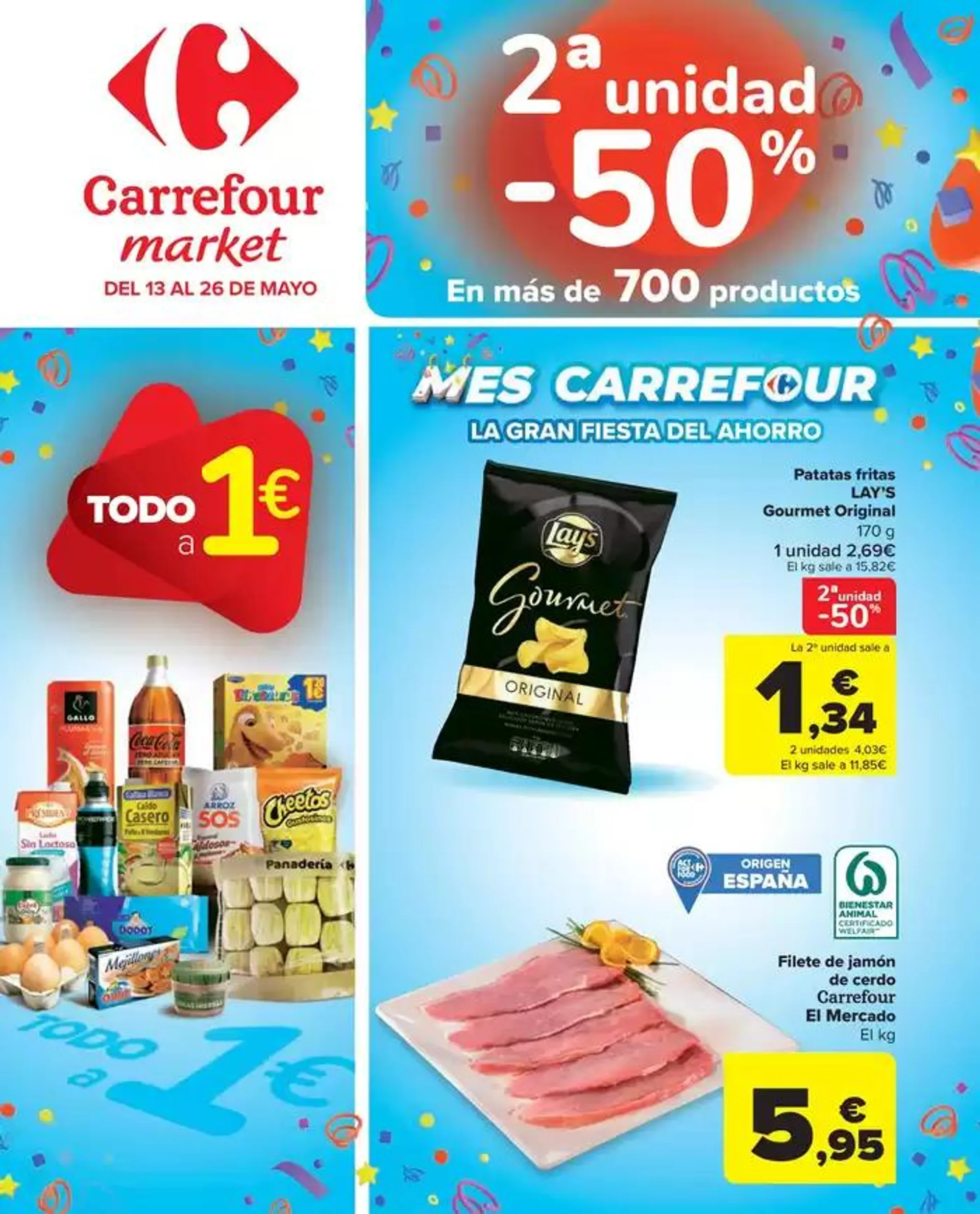 2ªunidad -50% En más de 700 productos - 1