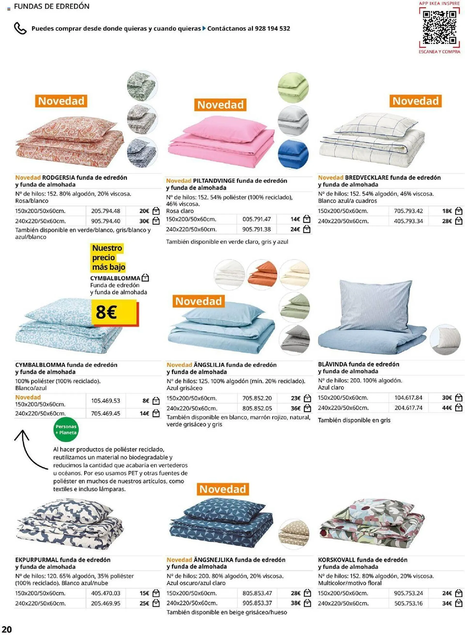 Catálogo de Folleto IKEA Ropa de cama 4 de septiembre al 31 de enero 2025 - Página 20