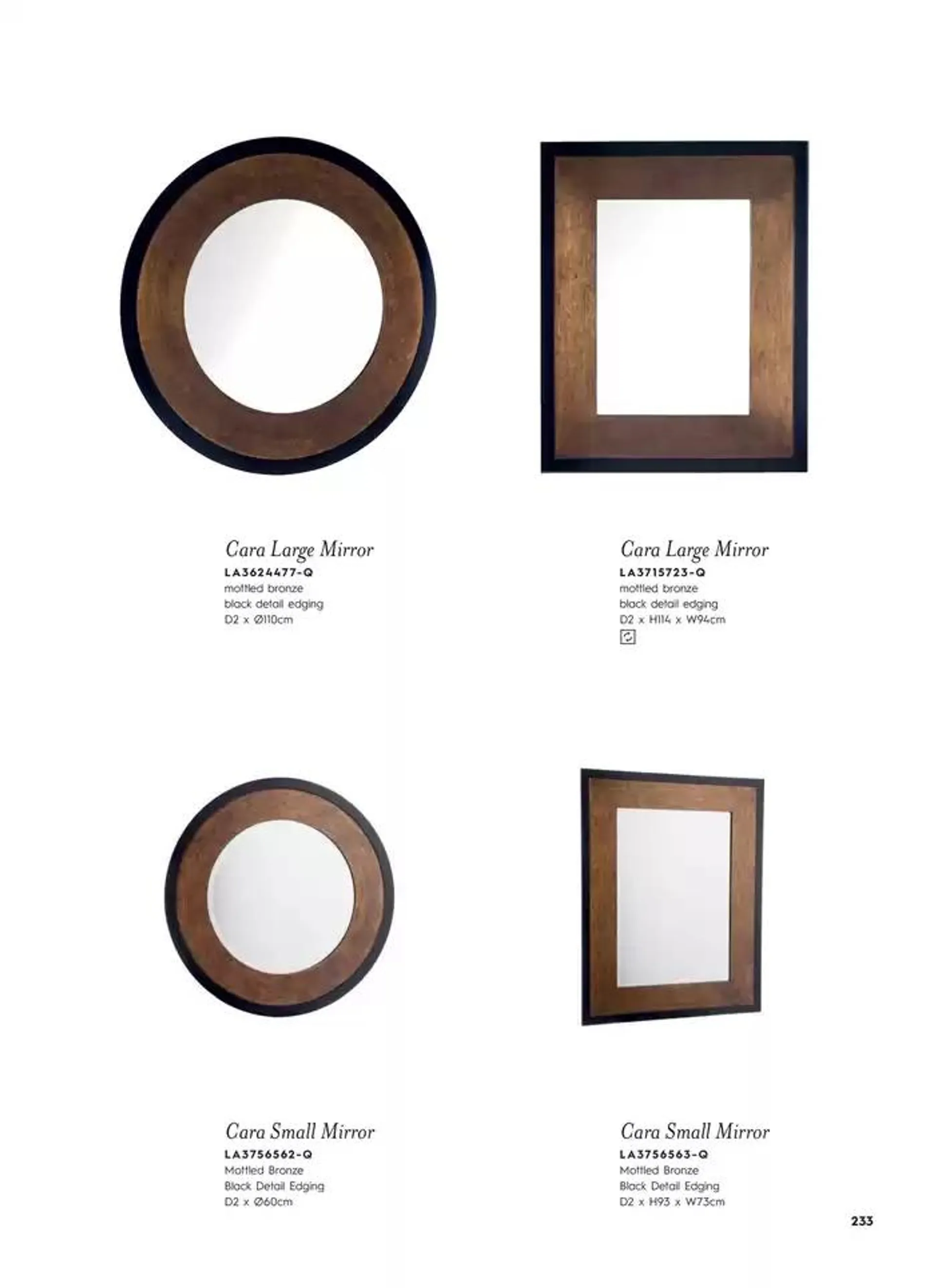 Catálogo de Lighting & Mirror Collection 12 de marzo al 31 de agosto 2025 - Página 235