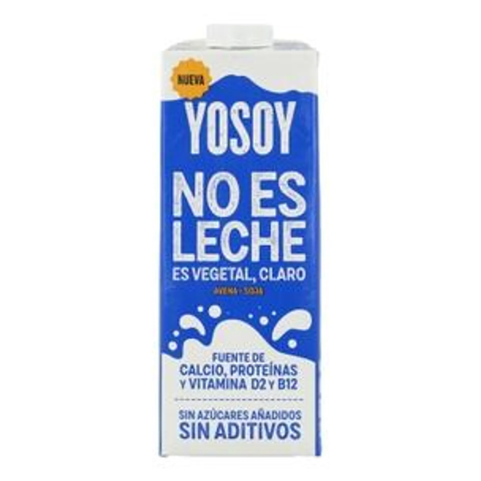 Bebida YOSOY NO ES LECHE de Avena y Soja sin gluten YOSOY 1L