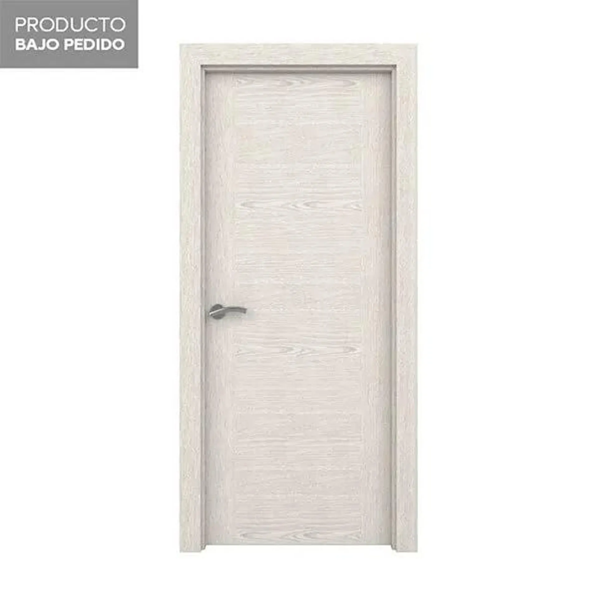 Puerta de Interior decapé melamina blanca izquierda 203 x 82,5 cm