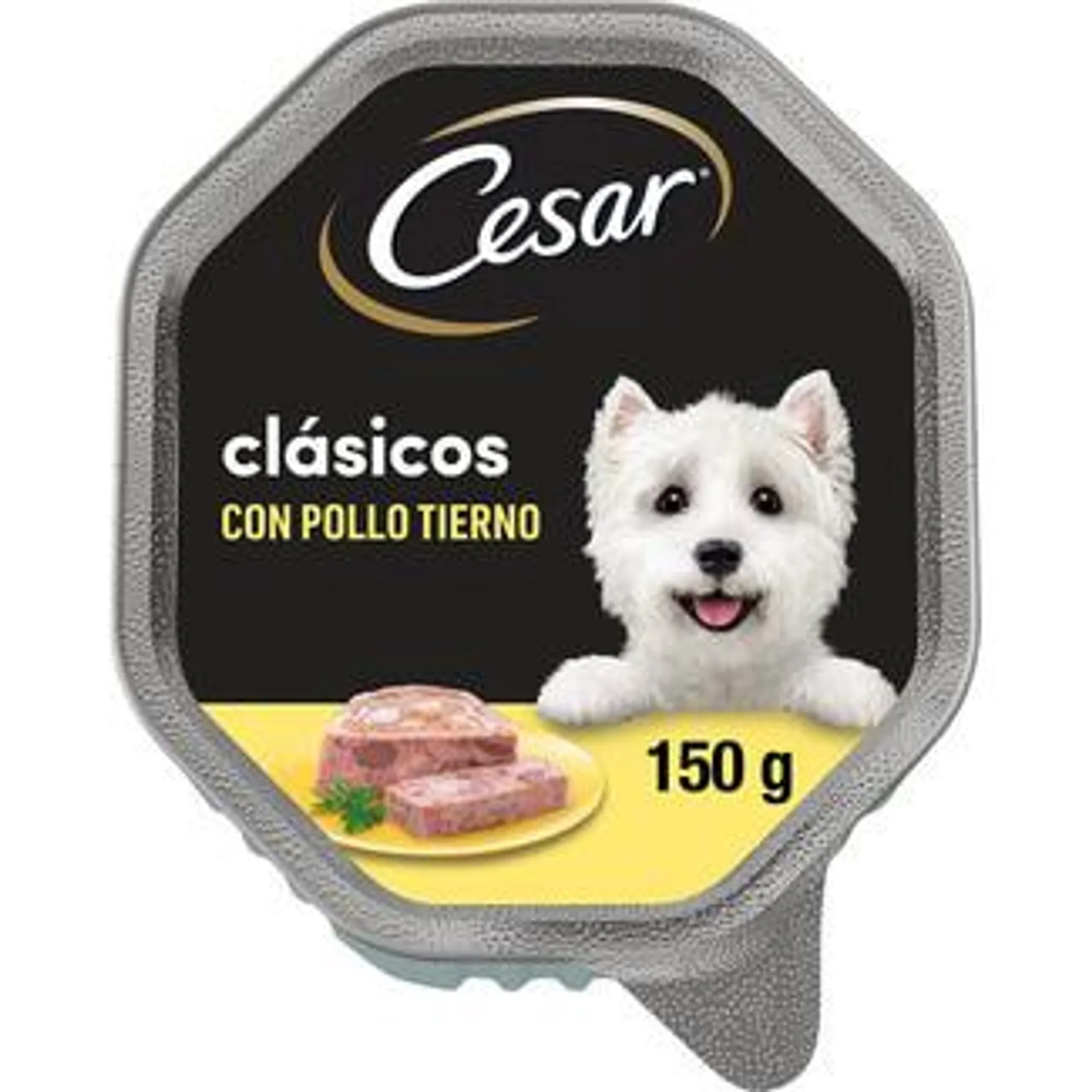 CESAR Clásicos comida húmeda para perro con pollo tarrina 150 g