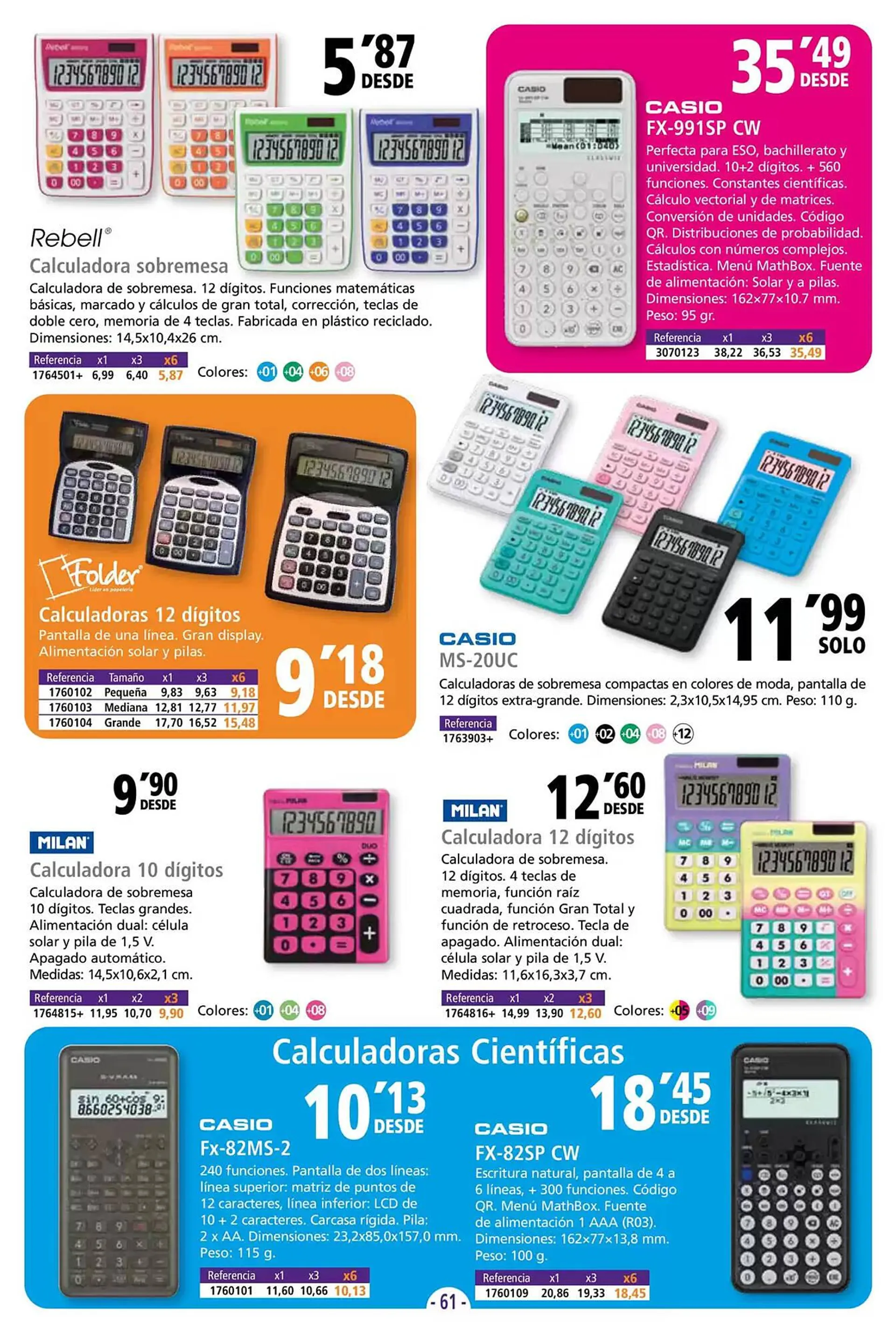 Catálogo de Folleto Folder 8 de mayo al 10 de octubre 2025 - Página 61