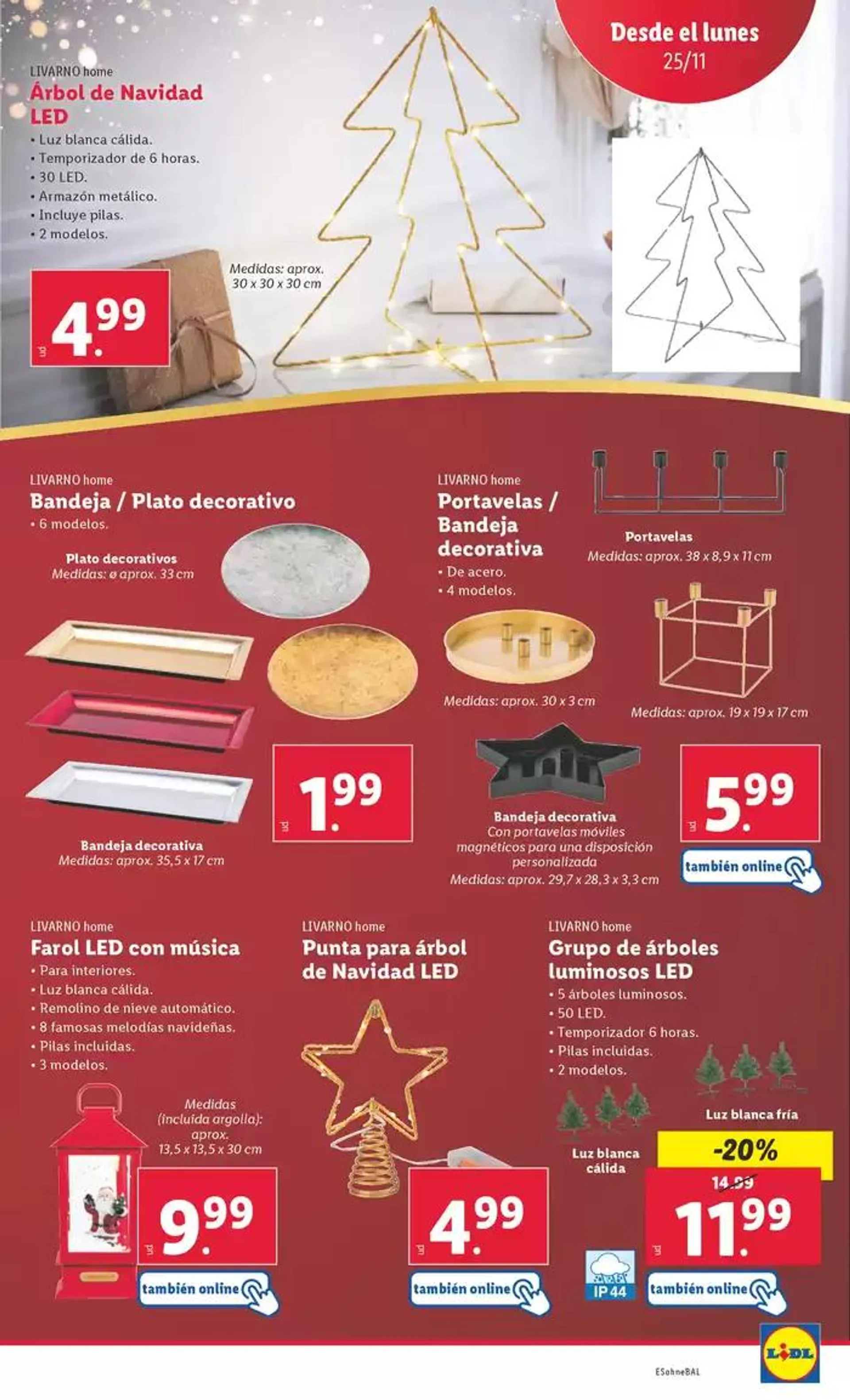 Catálogo de ¡Bazar Lidl! 25 de noviembre al 1 de diciembre 2024 - Página 5