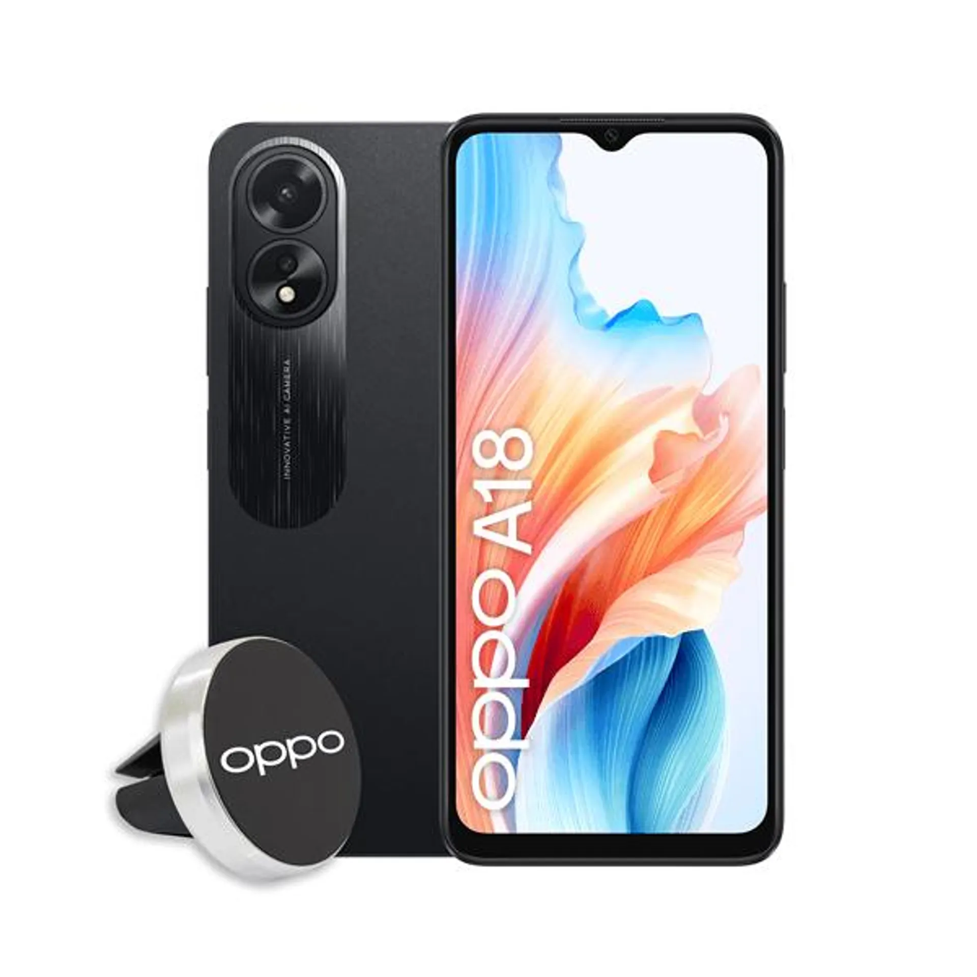 TELEFONO MOVIL LIBRE OPPO A18 6.56PHD--OC-4GB RAM-128GB-AND 13-BLACK