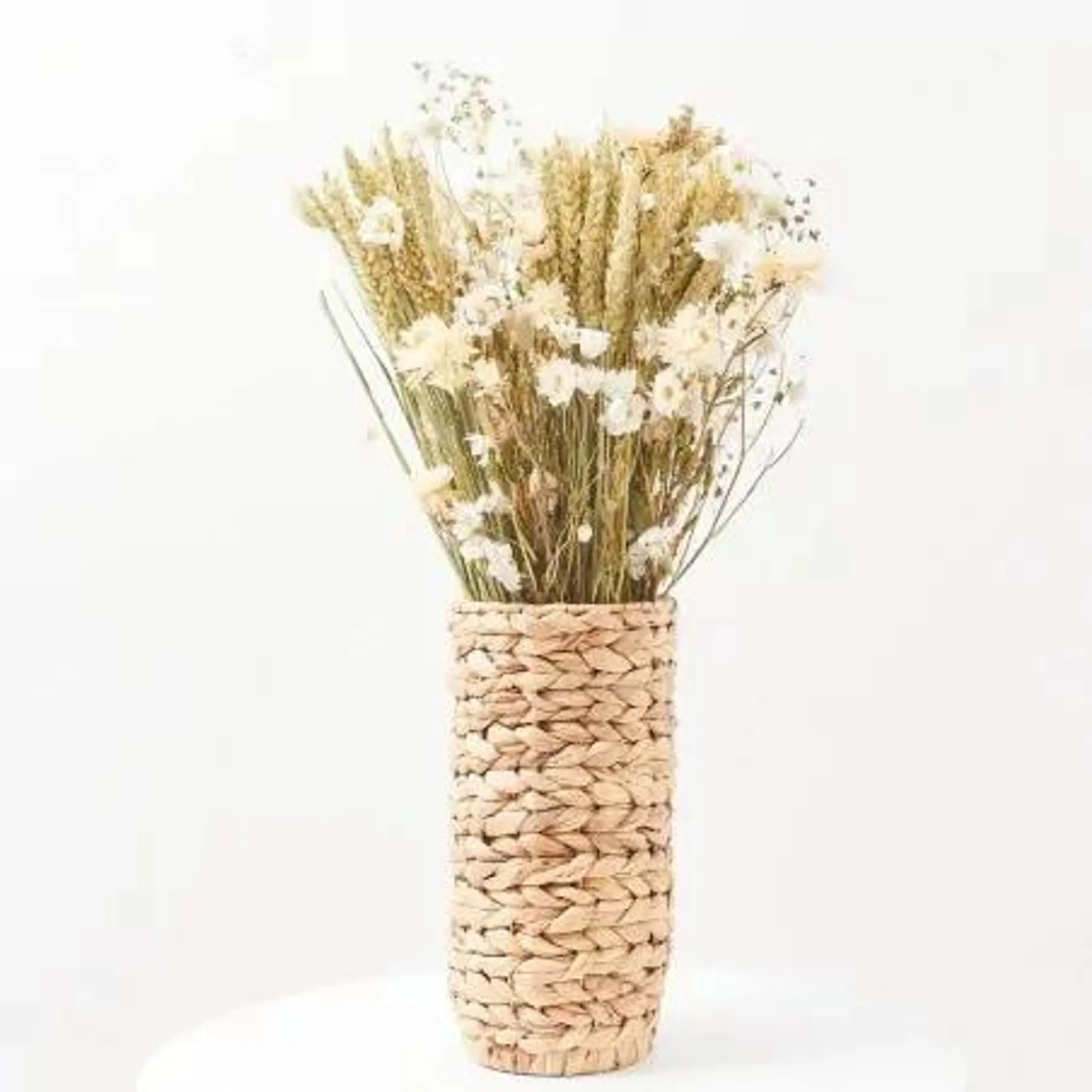 BOUQUET FLOR SECA NATURAL/BLANCO